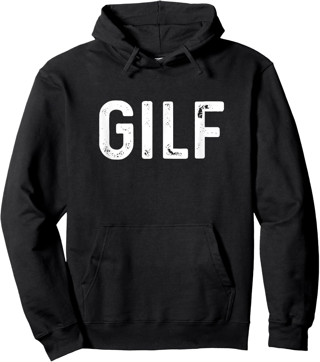 GILF Medium Heather Blue Hoodie - Hoodie | Black