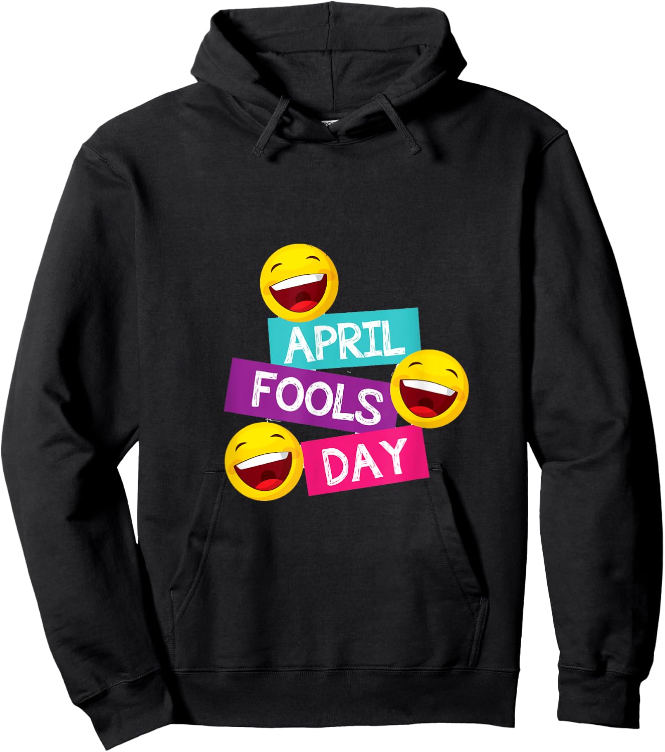 Funny April Fools Day Hoodie - Hoodie | Black