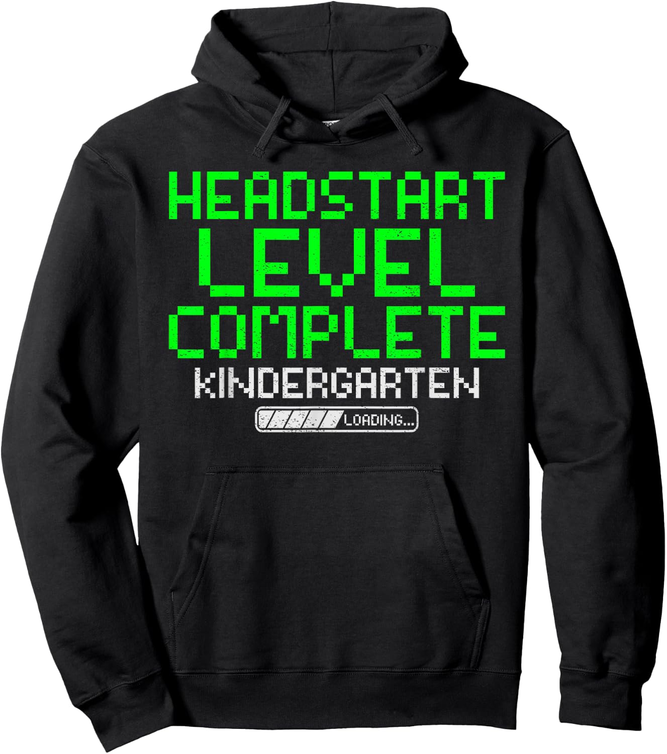 Head Start Level Complete Kindergarten Graduation Gaming Boy Hoodie - Hoodie | Black