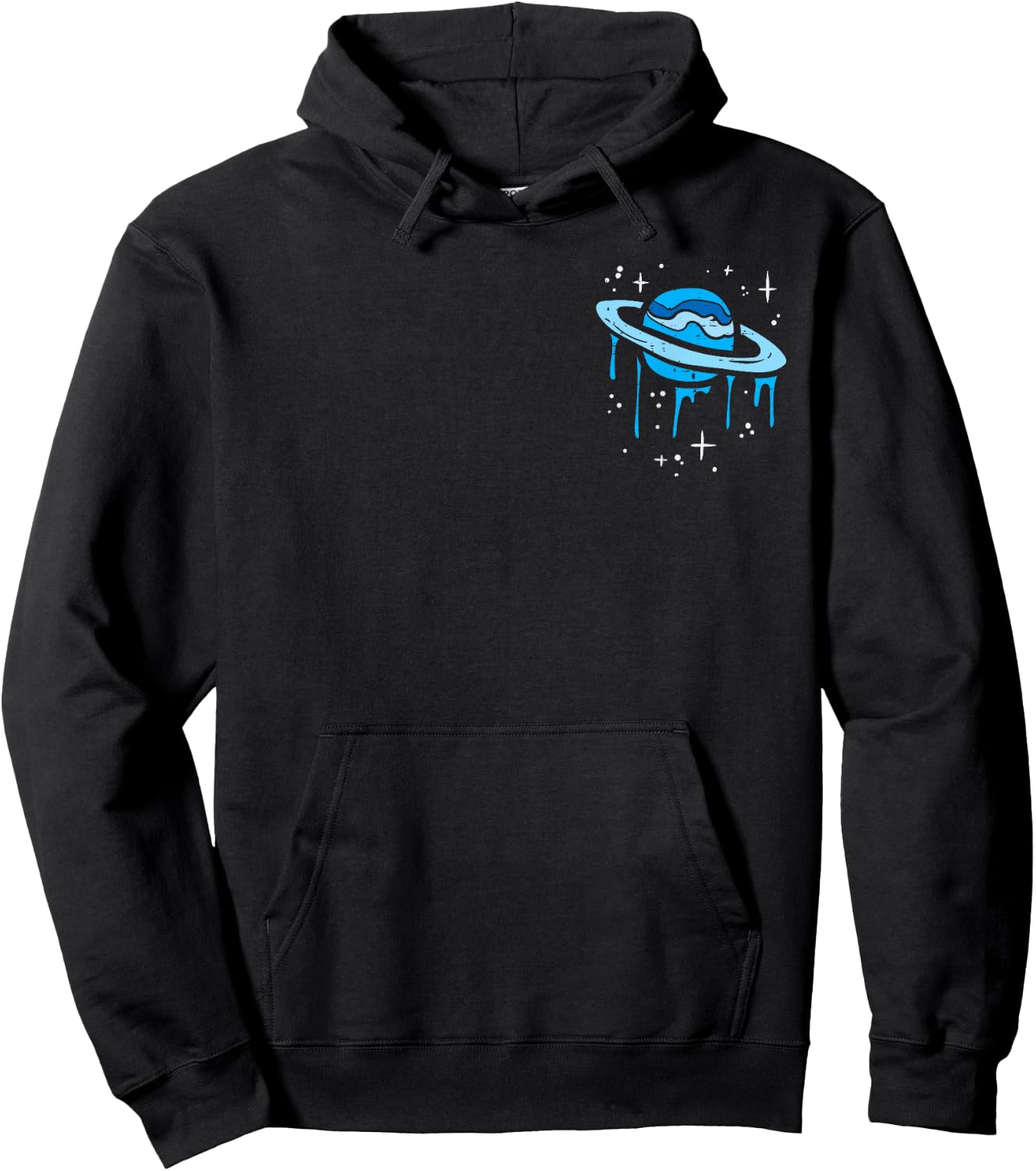 Saturn Melt Pocket Planet Space Solar System Men Women Kids Hoodie - Hoodie | Black