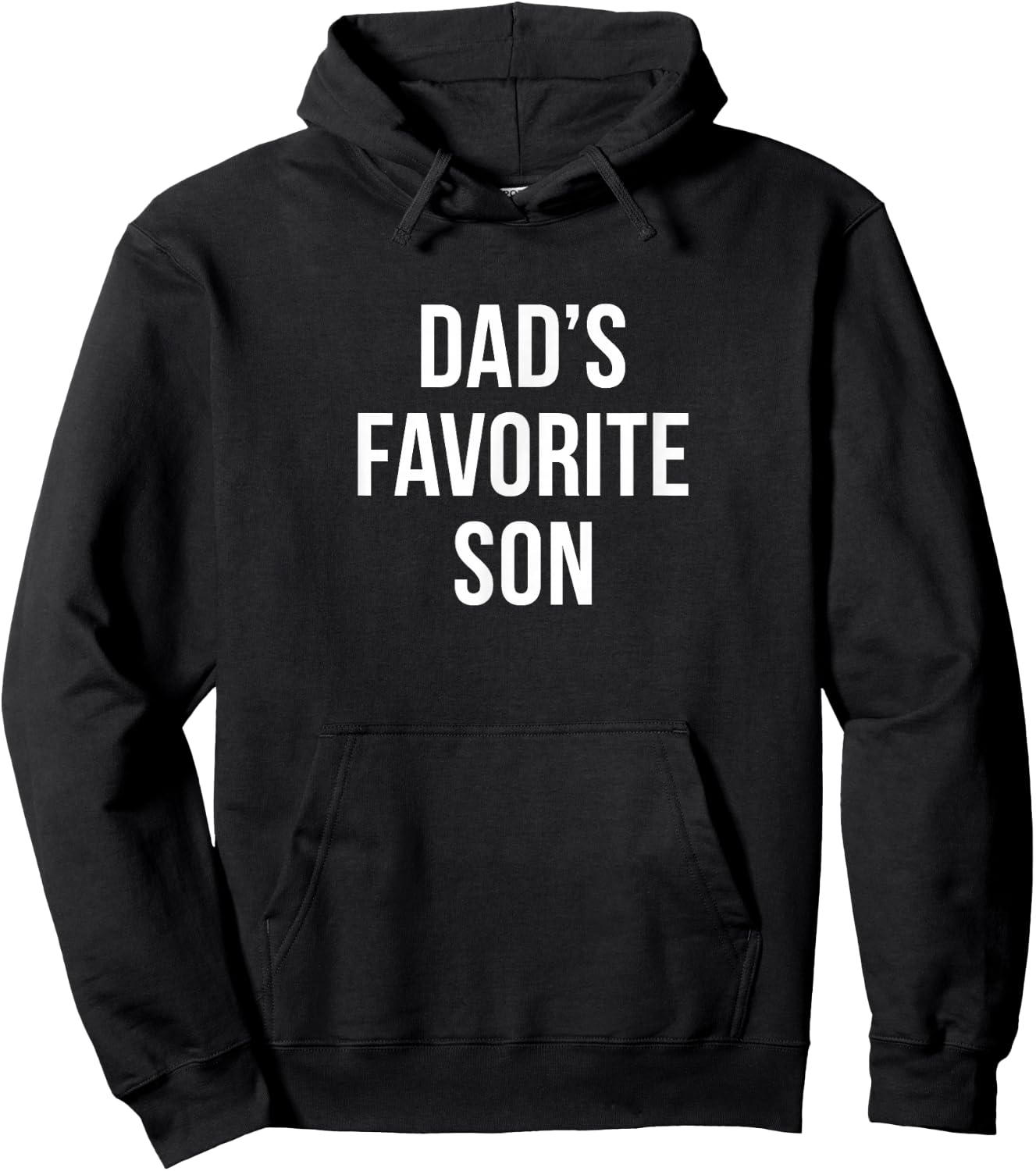 Dad's Favorite Son Hoodie - Hoodie | Black