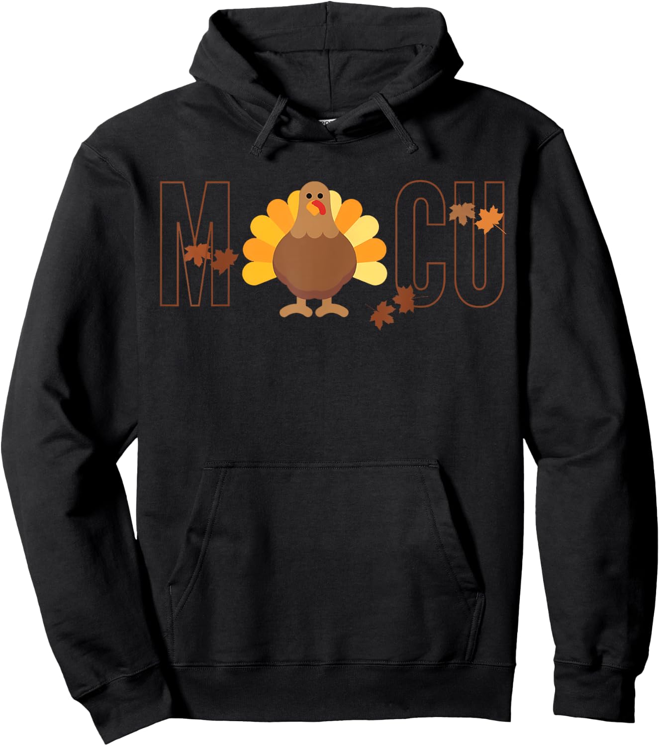 MICU Nurse Fall Turkey Medical Thanksgiving Hospital Party Hoodie - Hoodie | Black