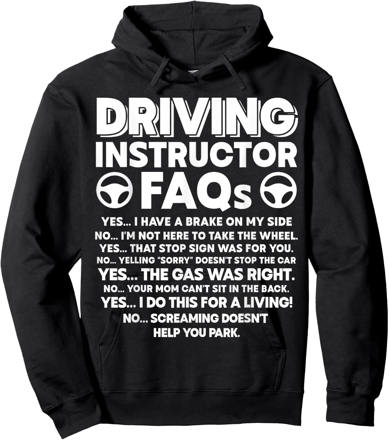 Driving Instructor Hoodie - Hoodie | Black