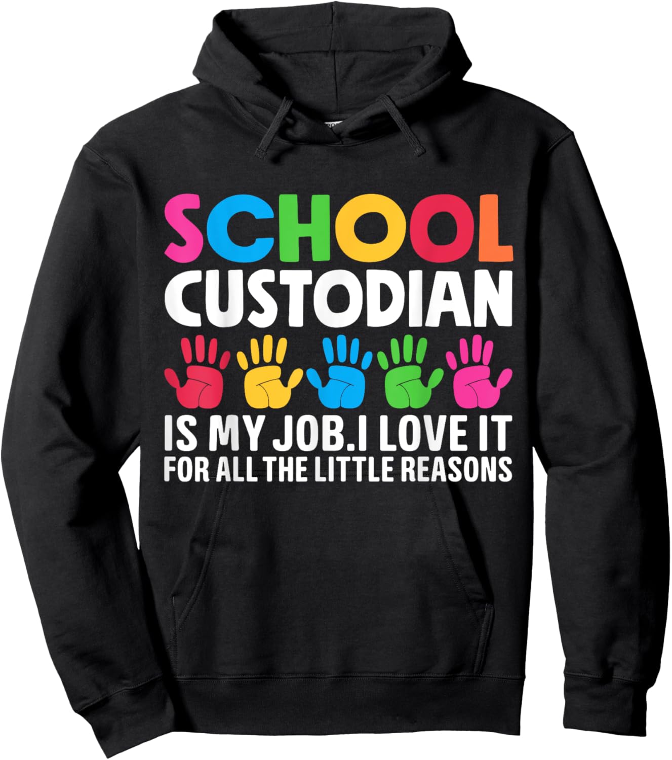 School Custodian Appreciation Back To School Hoodie - Hoodie | Black
