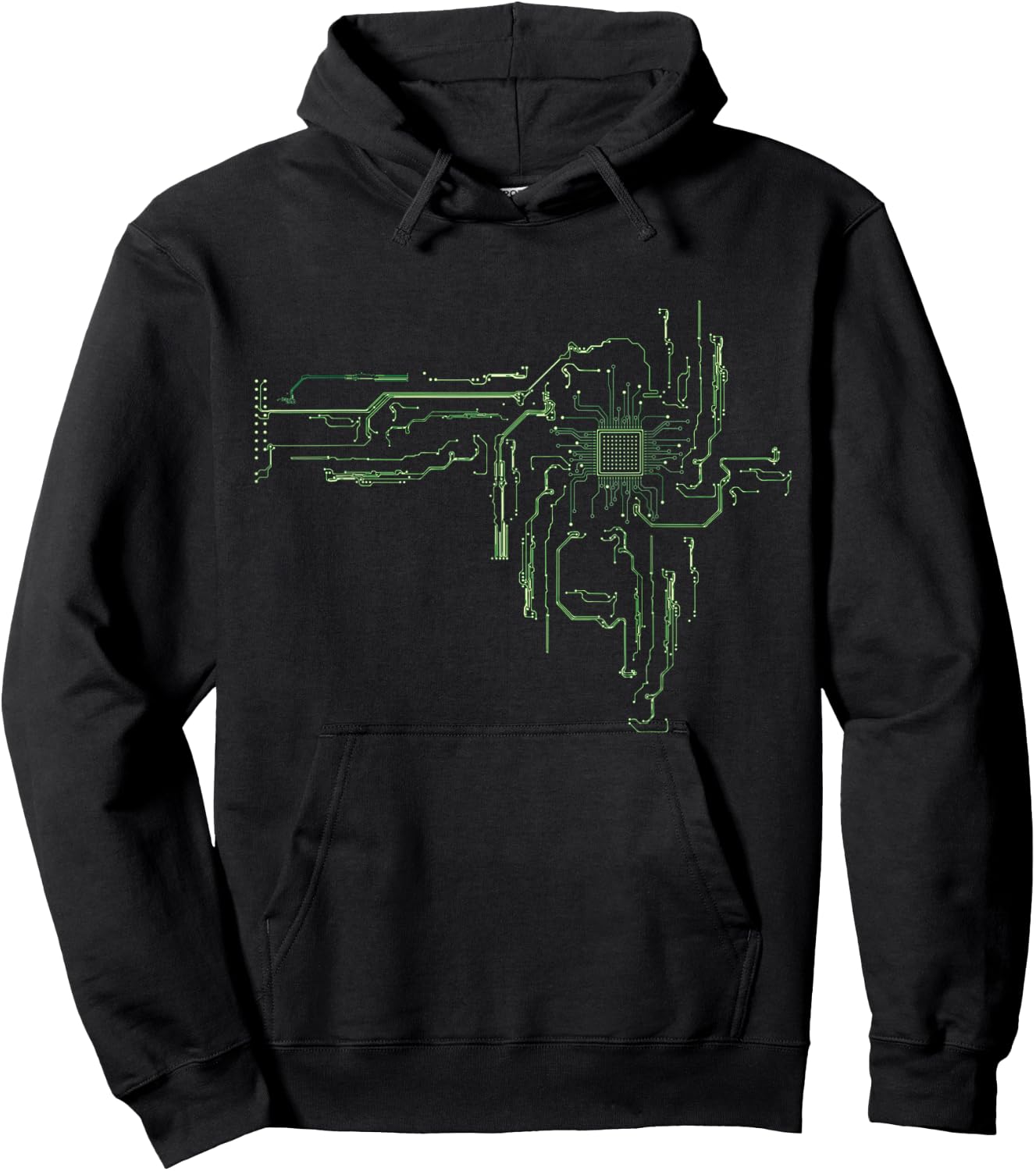 Computer Board Gift - Electrical Engineer Circuit Board Hoodie - Hoodie | Black