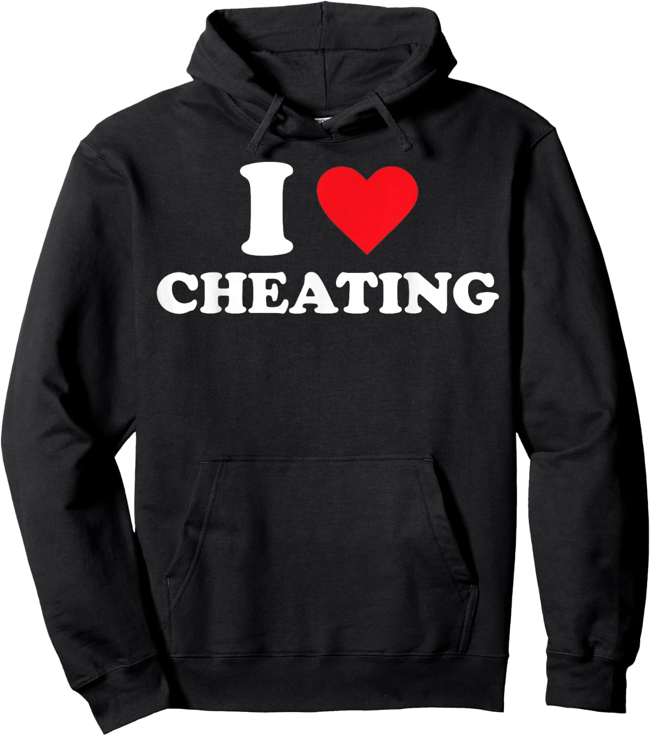I love to cheat Hoodie - Hoodie | Black