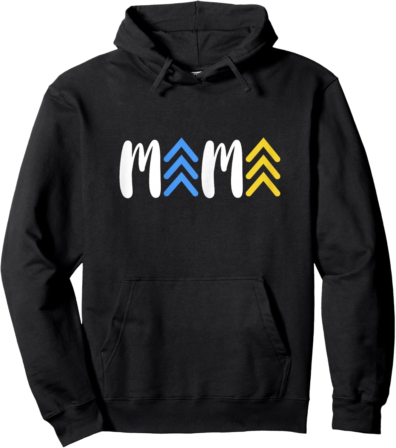 Mama Down Syndrome Awareness For Mom Mother Hoodie - Hoodie | Black