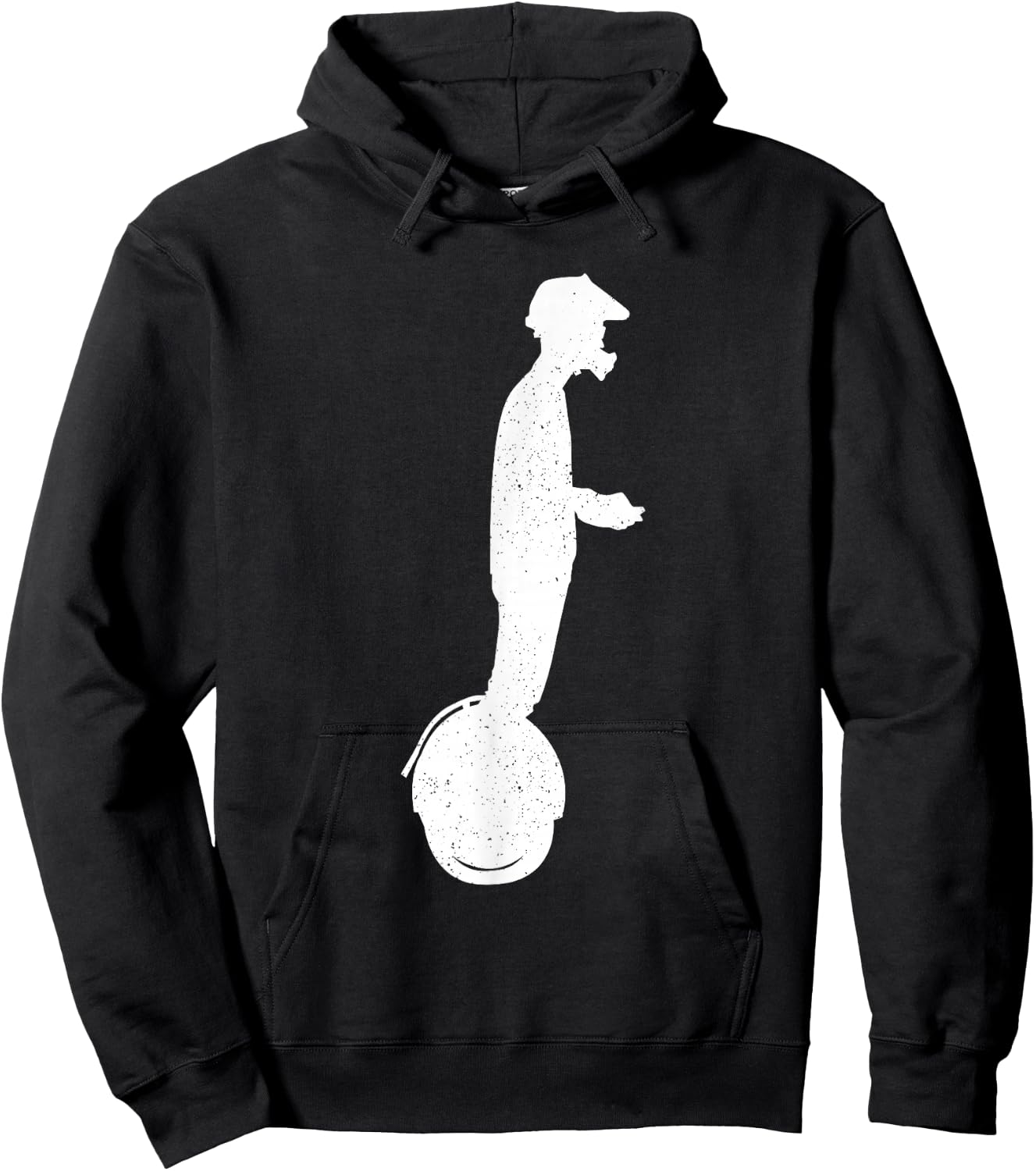 Funny Monowheel Design Women Electric Unicycle EUC Hoodie - Hoodie | Black
