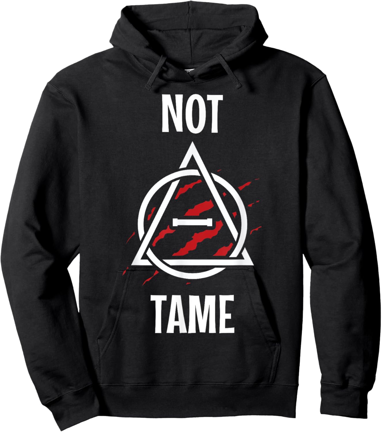 Not Tame Theta Delta Furry Alter Kin Otherkin Therian Hoodie - Hoodie | Black