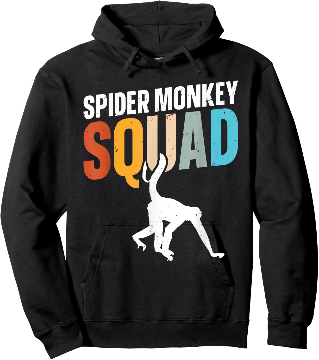 Spider Monkey Squad Design for a Spider monkey fan Hoodie - Hoodie | Black