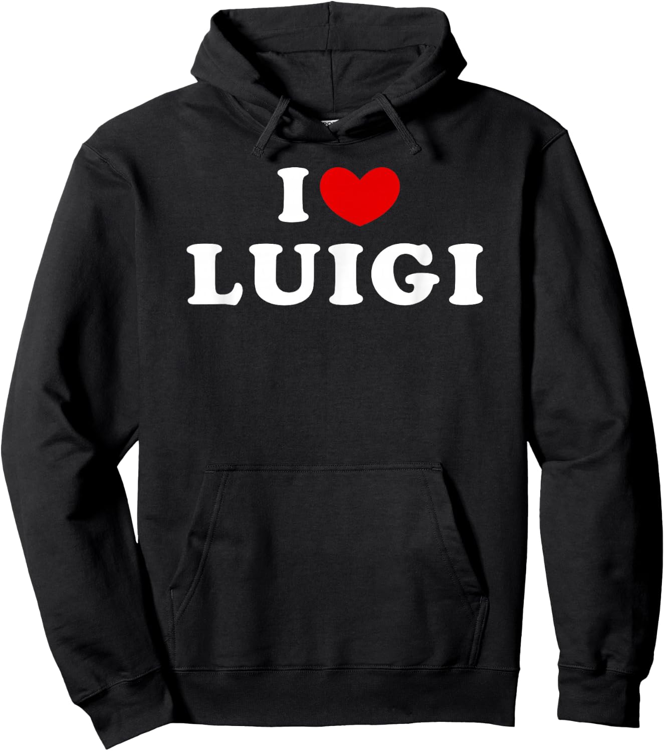 I Love Luigi, I Love Luigi Hoodie - Hoodie | Black