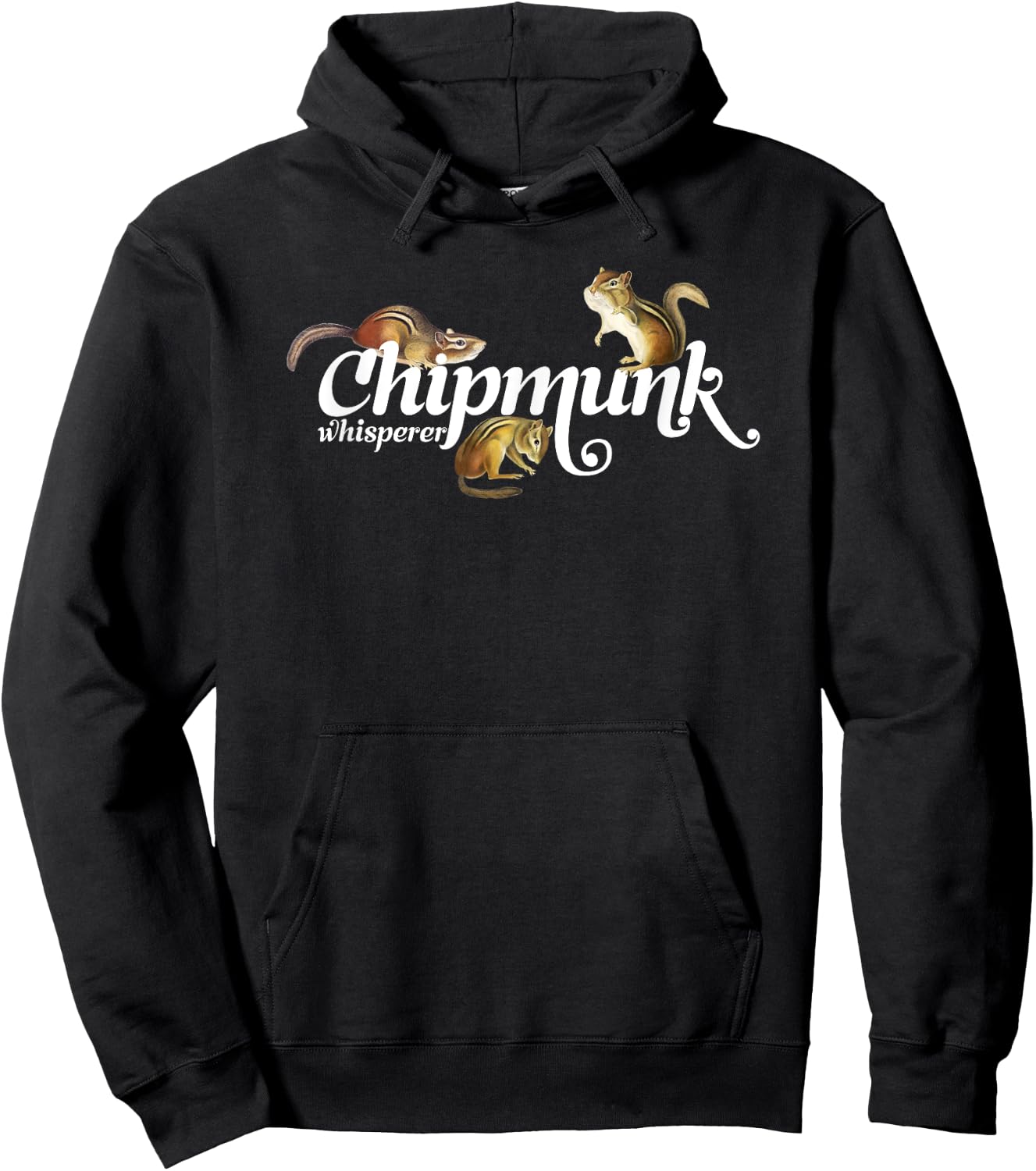 Chipmunk Whisperer I love Chipmunk Shirt Hoodie - Hoodie | Black