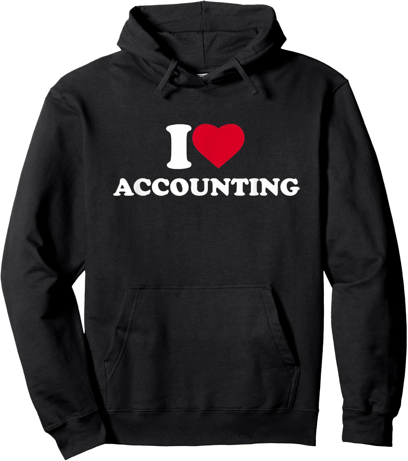 I Love Accounting I Heart Accounting Lover CPA Accountant Hoodie - Hoodie | Black