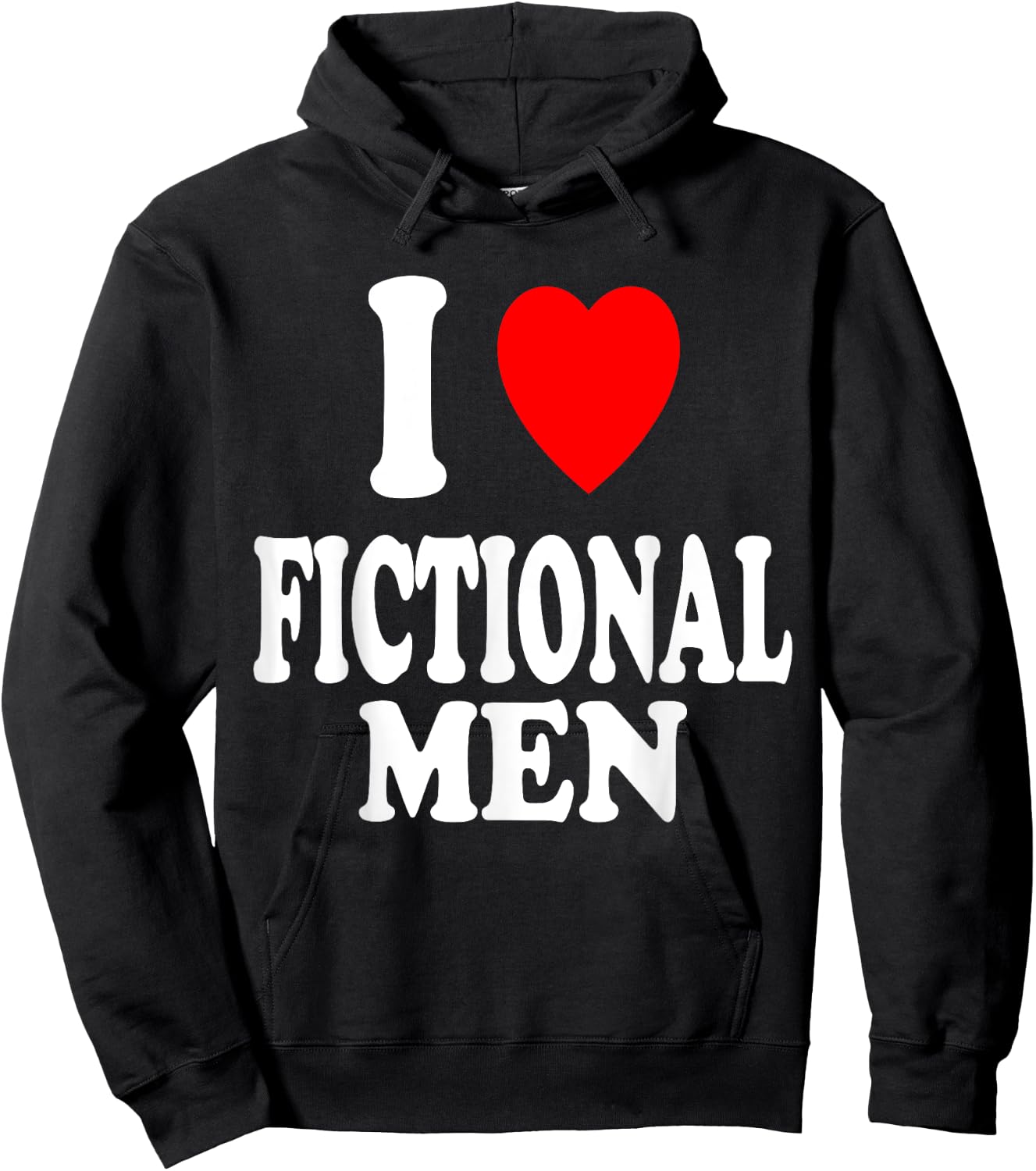 I Heart (Love) Fictional Men Book Movies Literature Reading Hoodie - Hoodie | Black