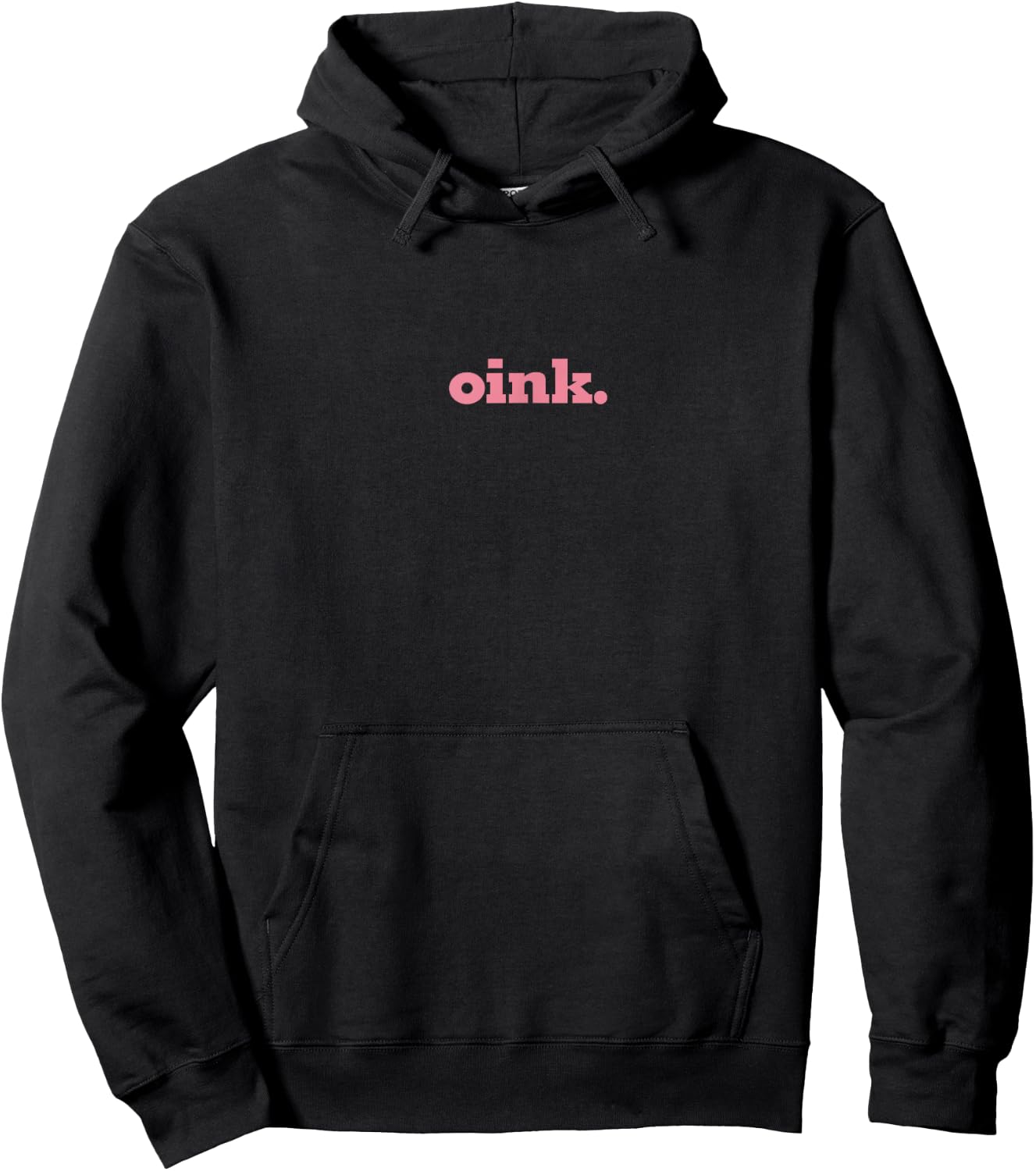 Oink! Nasty Pig Butt Funny Pig Lover Surprise Turn Around Hoodie - Hoodie | Black