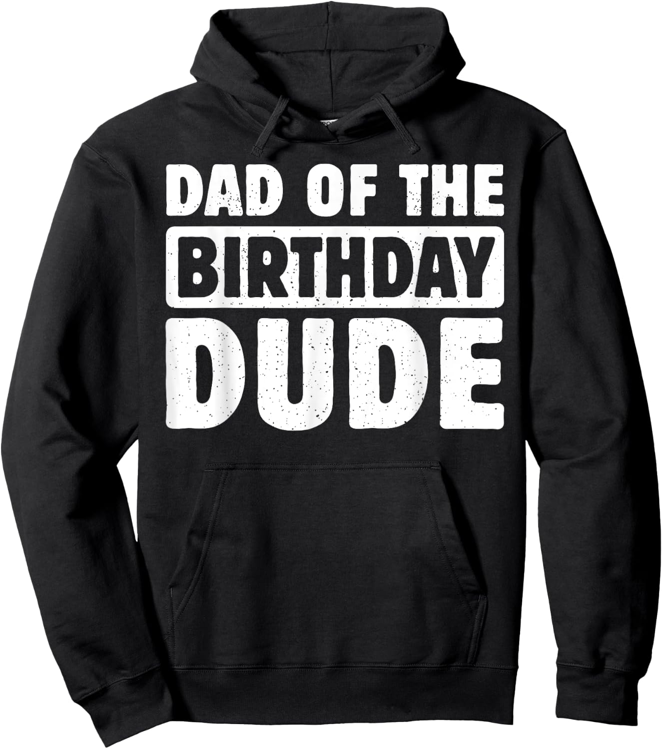 Dad Of The Birthday Dude Daddy Of The Bday Boy Bruh Party Hoodie - Hoodie | Black