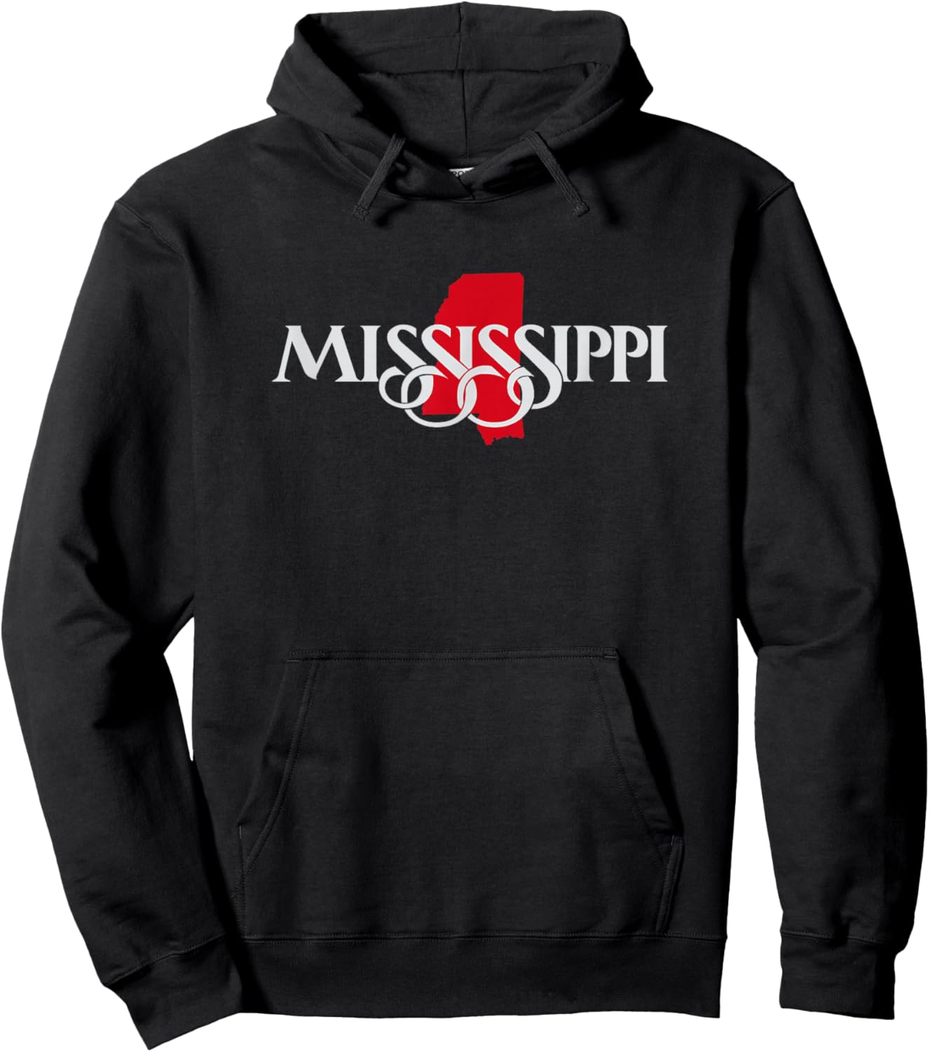 J. Walker Mississippi Highway Welcome Sign , Small, Blue Hoodie - Hoodie | Black