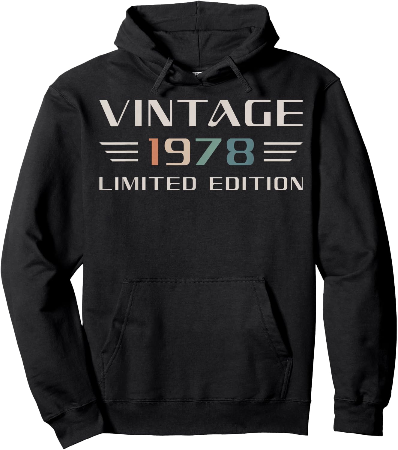 Vintage 1978 Limited Edition 48th Birthday Classic Car Hoodie - Hoodie | Black