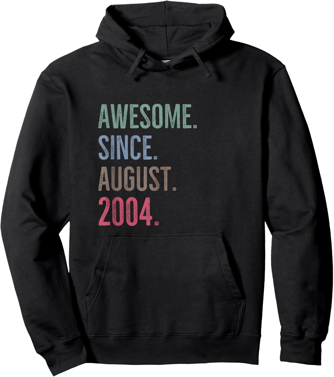 Awesome Since August 2004 Age Birthday Idea Hoodie - Hoodie | Black