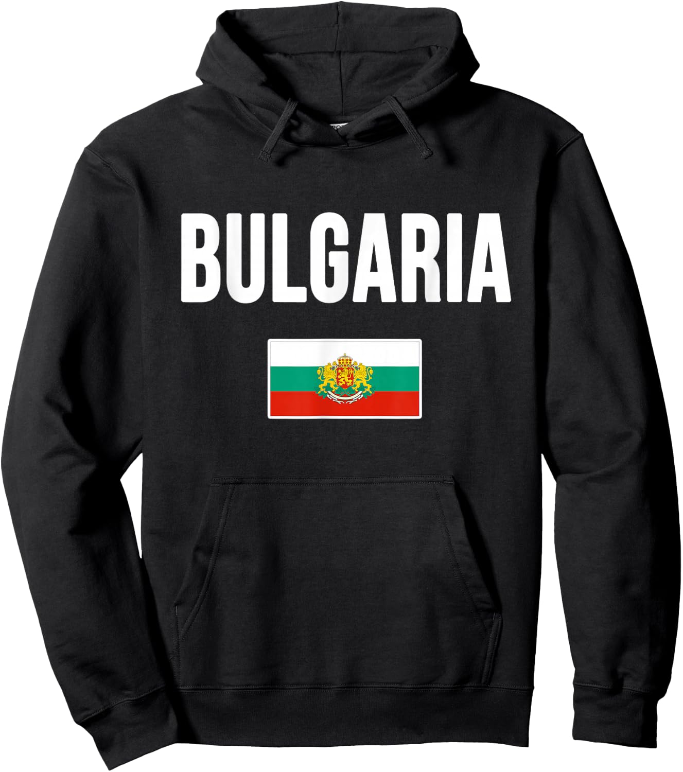 Bulgaria Bulgarian Flag Hoodie - Hoodie | Black