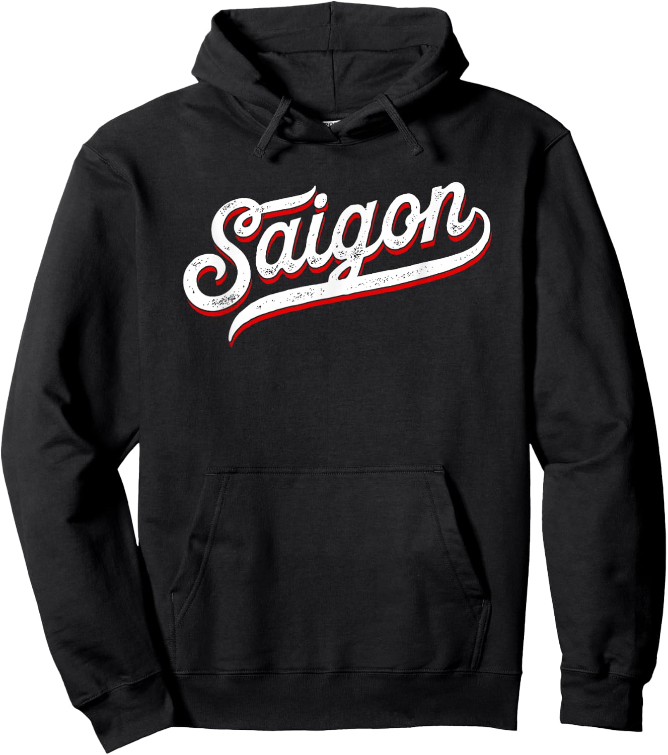 Saigon Vietnam - Ho Chi Minh City Travel Vintage Saigon Hoodie - Hoodie | Black