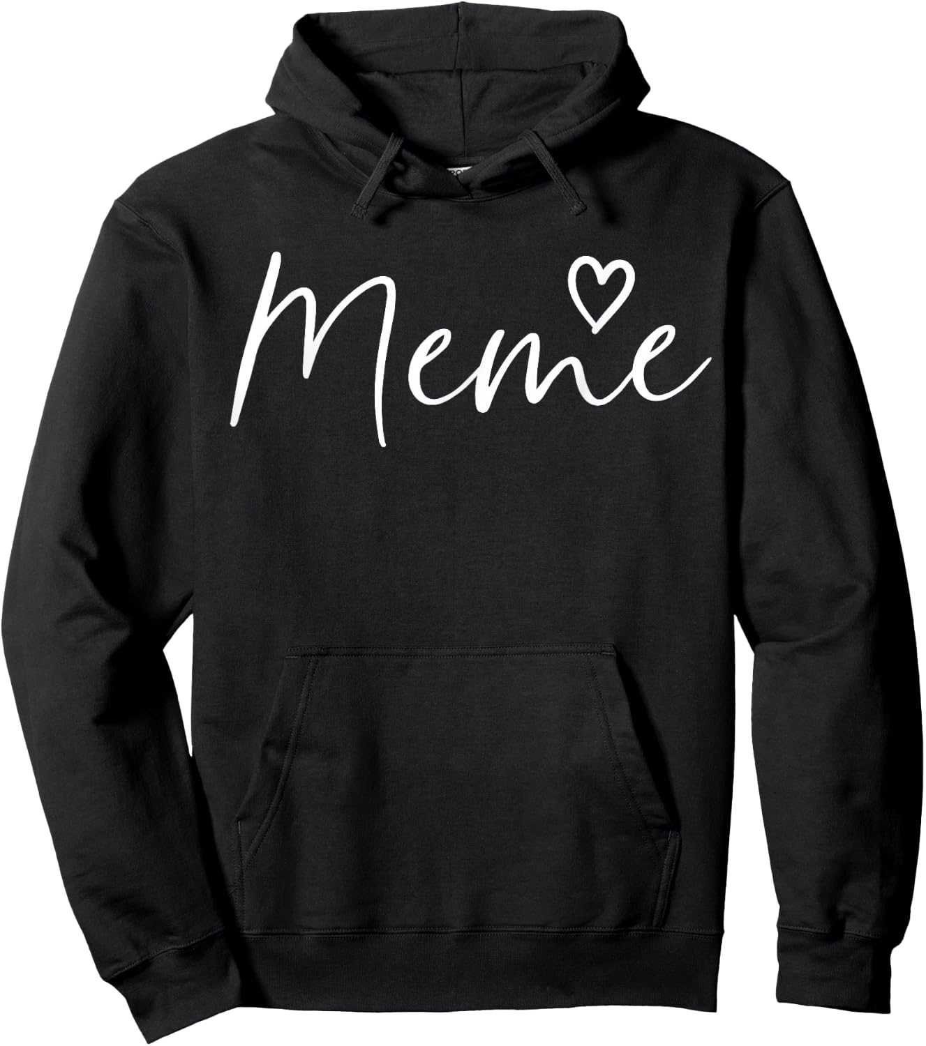 Meme Gifts Grandma Heart Mother's Day Meme Hoodie - Hoodie | Black