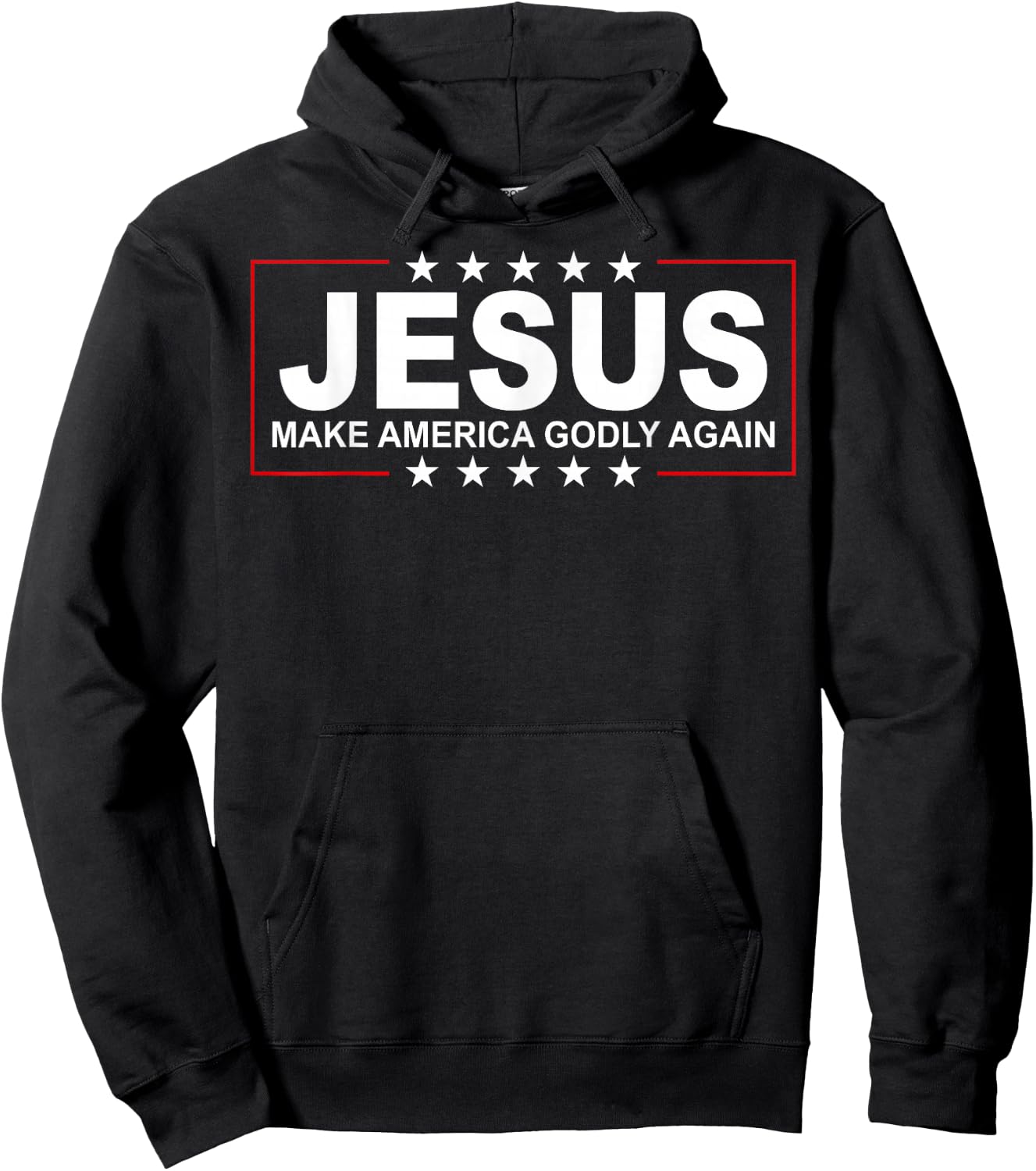 Jesus Make America Godly Again Hoodie - Hoodie | Black