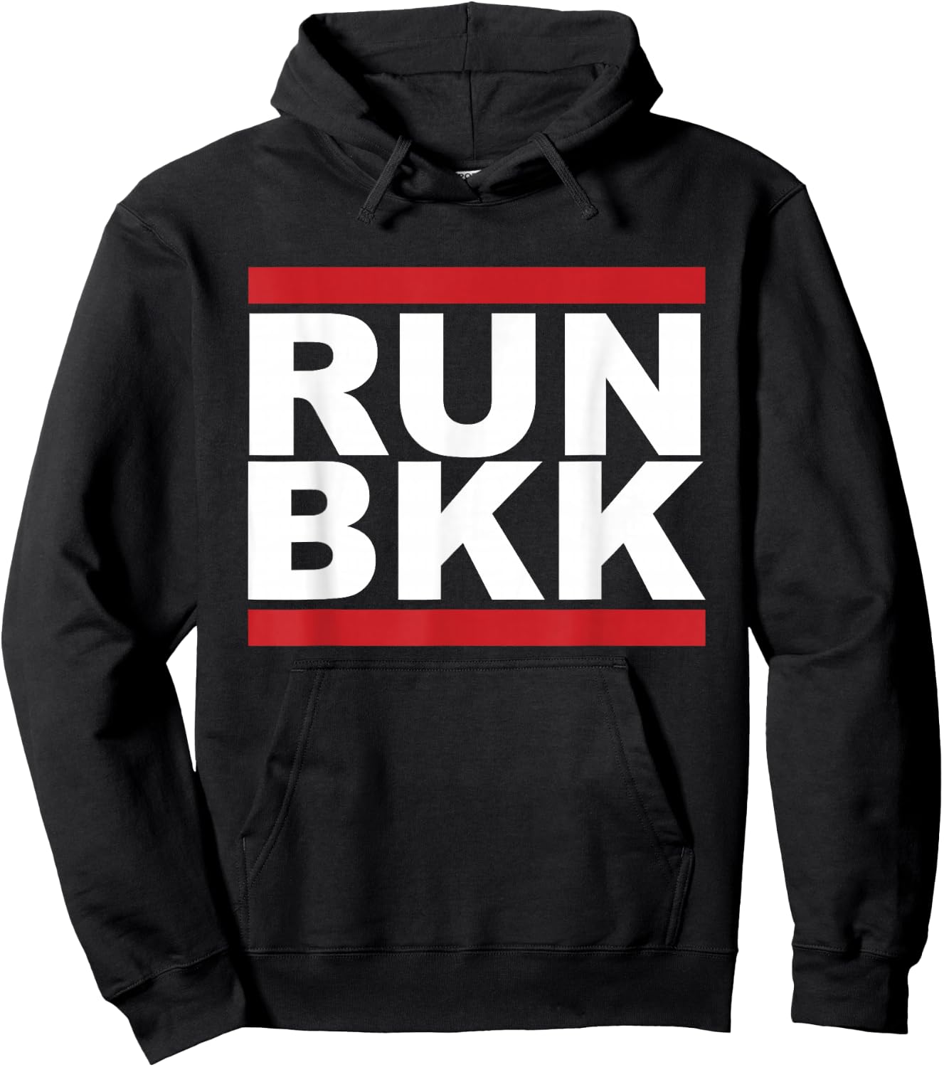 Run BKK Bangkok Thailand Graphic Hoodie - Hoodie | Black