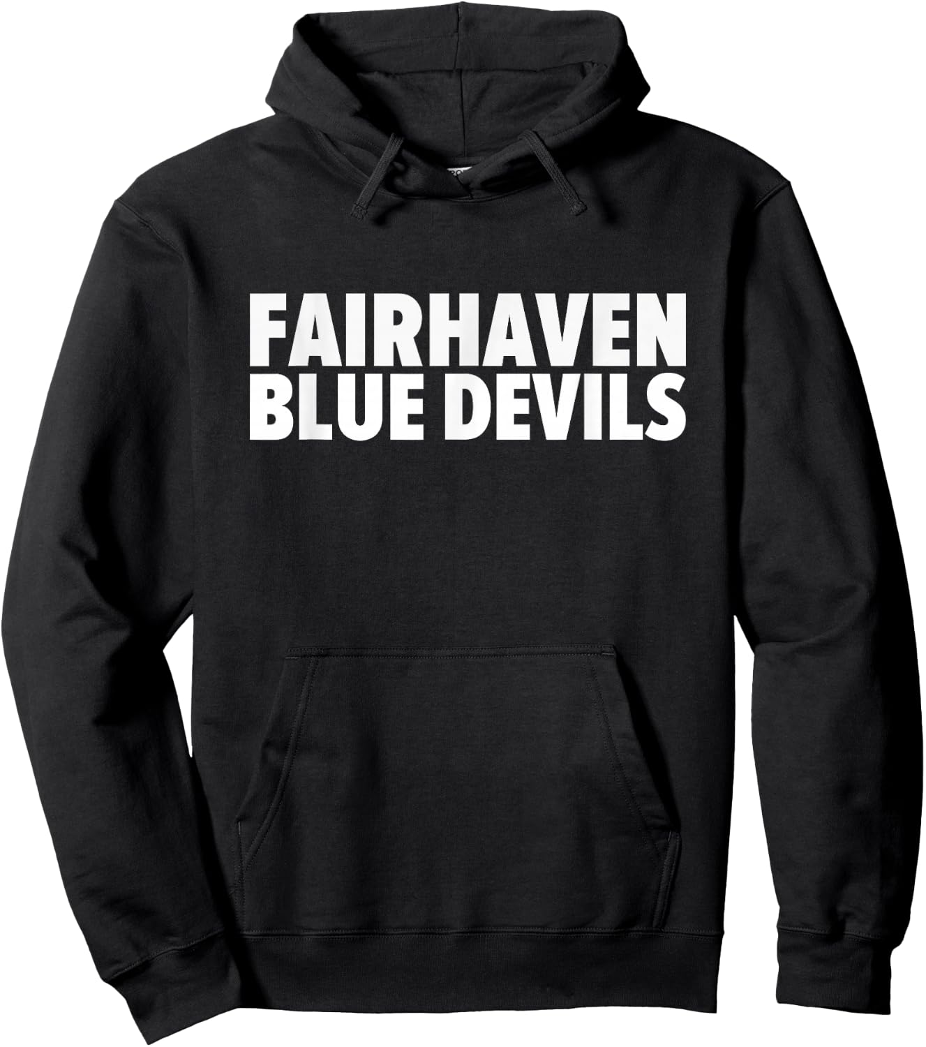 Fairhaven Blue Devils Bold Hoodie - Hoodie | Black