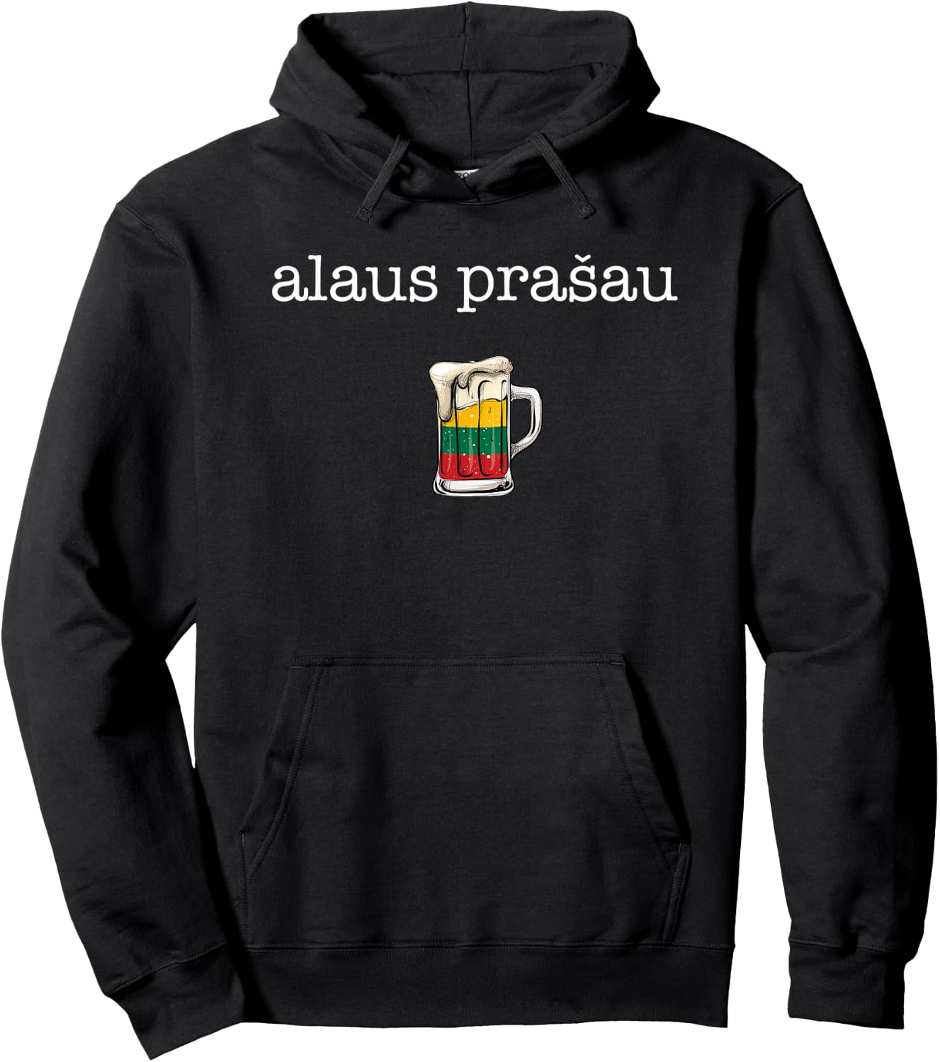 Alaus Prasau, beer please lithuania Hoodie - Hoodie | Black