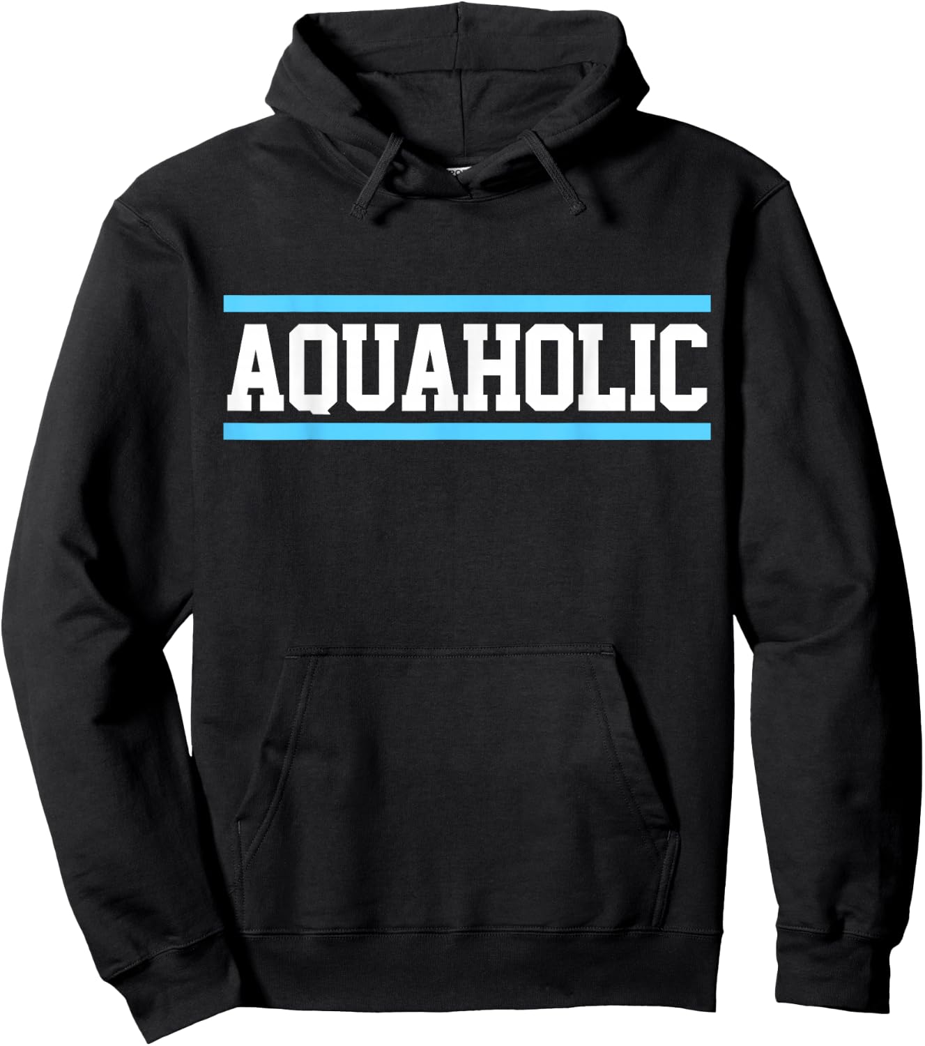 Funny Swimming Lover Swimmer Aquaholic I Love To Swim Hoodie - Hoodie | Black