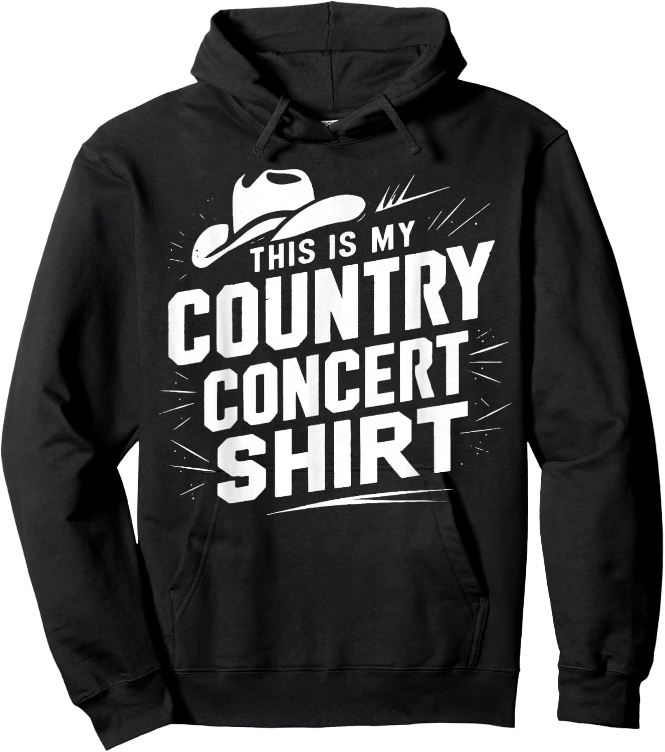 This Is My Country Concert Hoodie - Hoodie | Black