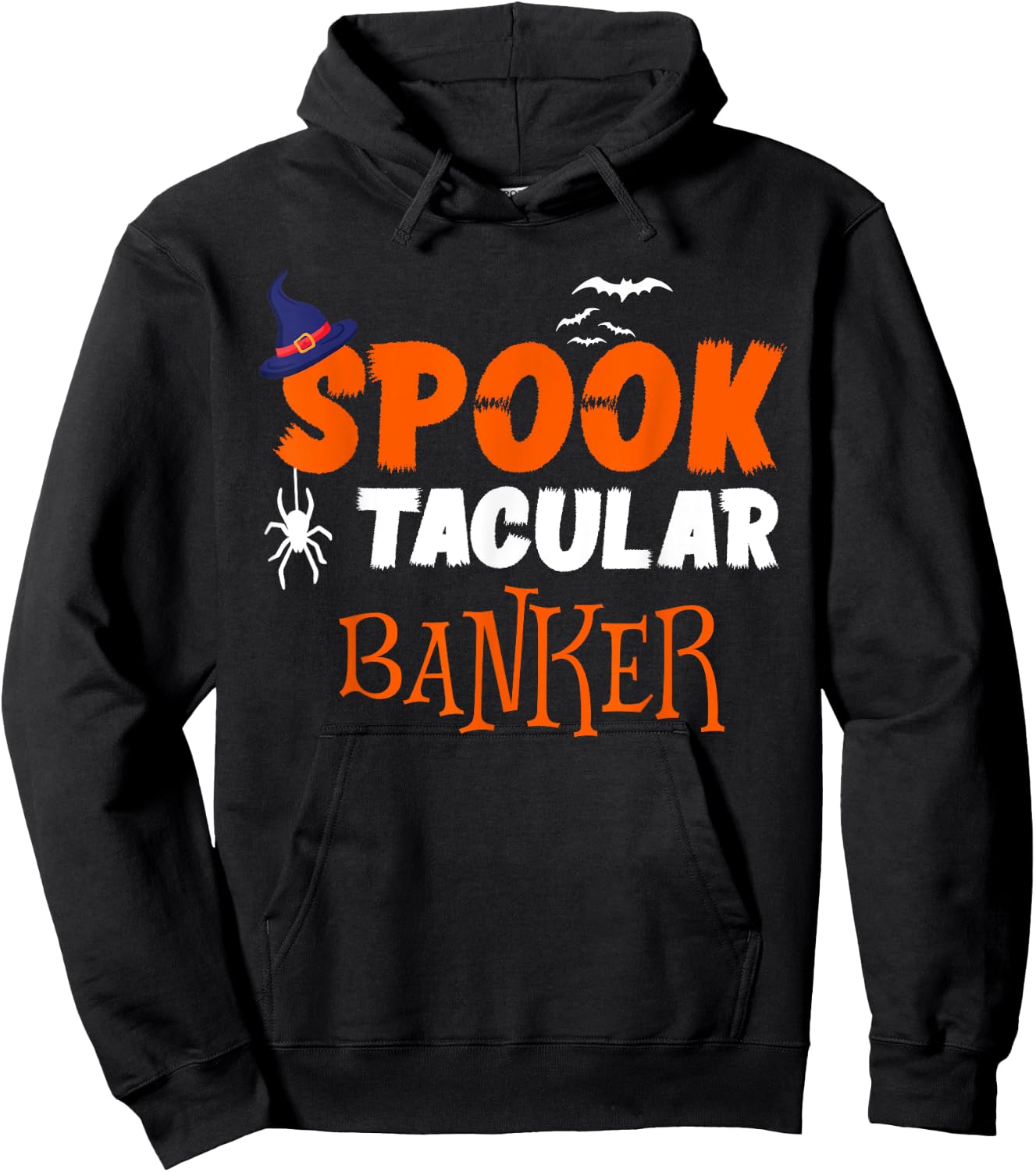 Spooktacular Banker Funny Halloween Costume Idea Hoodie - Hoodie | Black