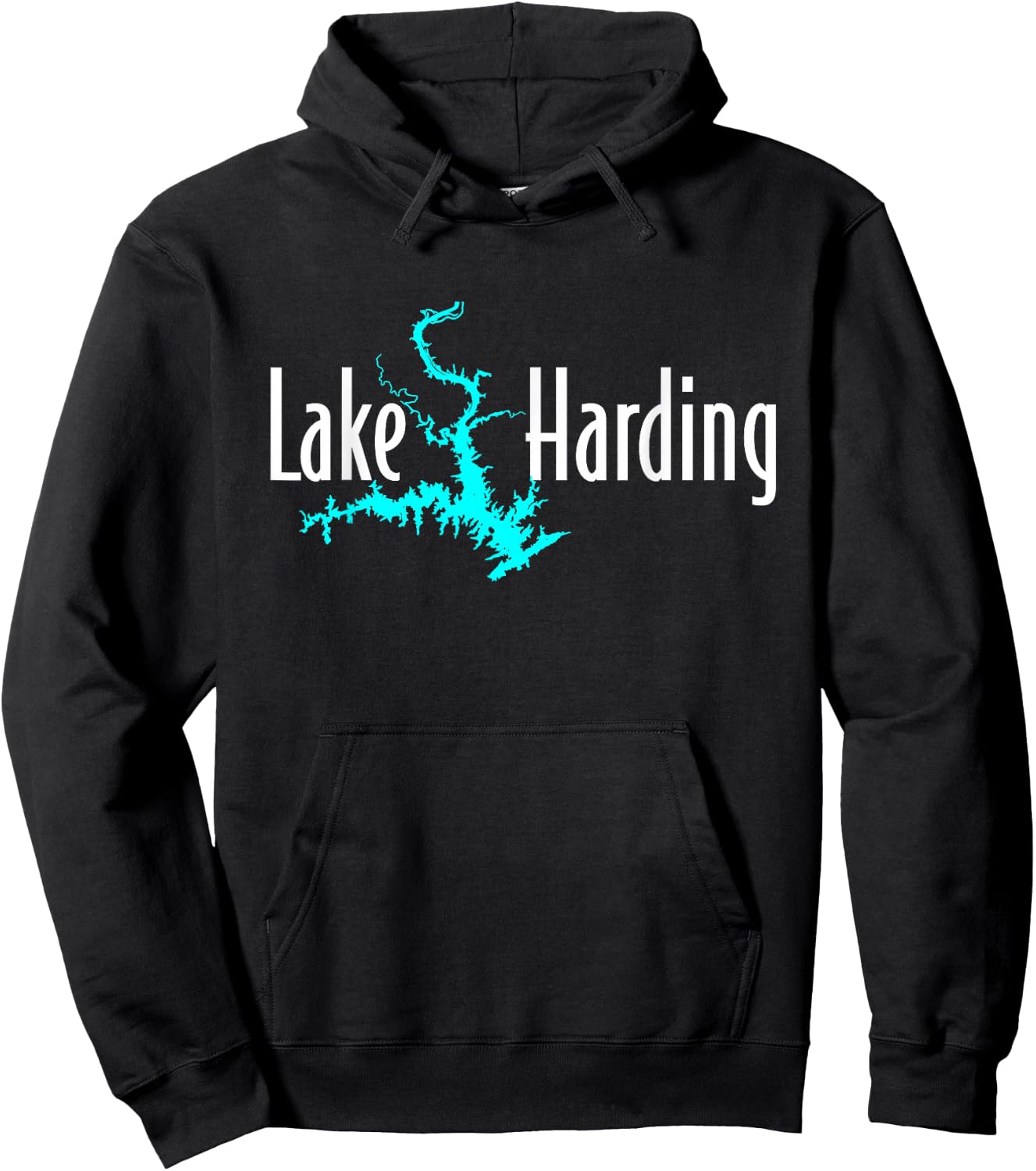 Minimalist Lake Harding - Alabama Hoodie - Hoodie | Black