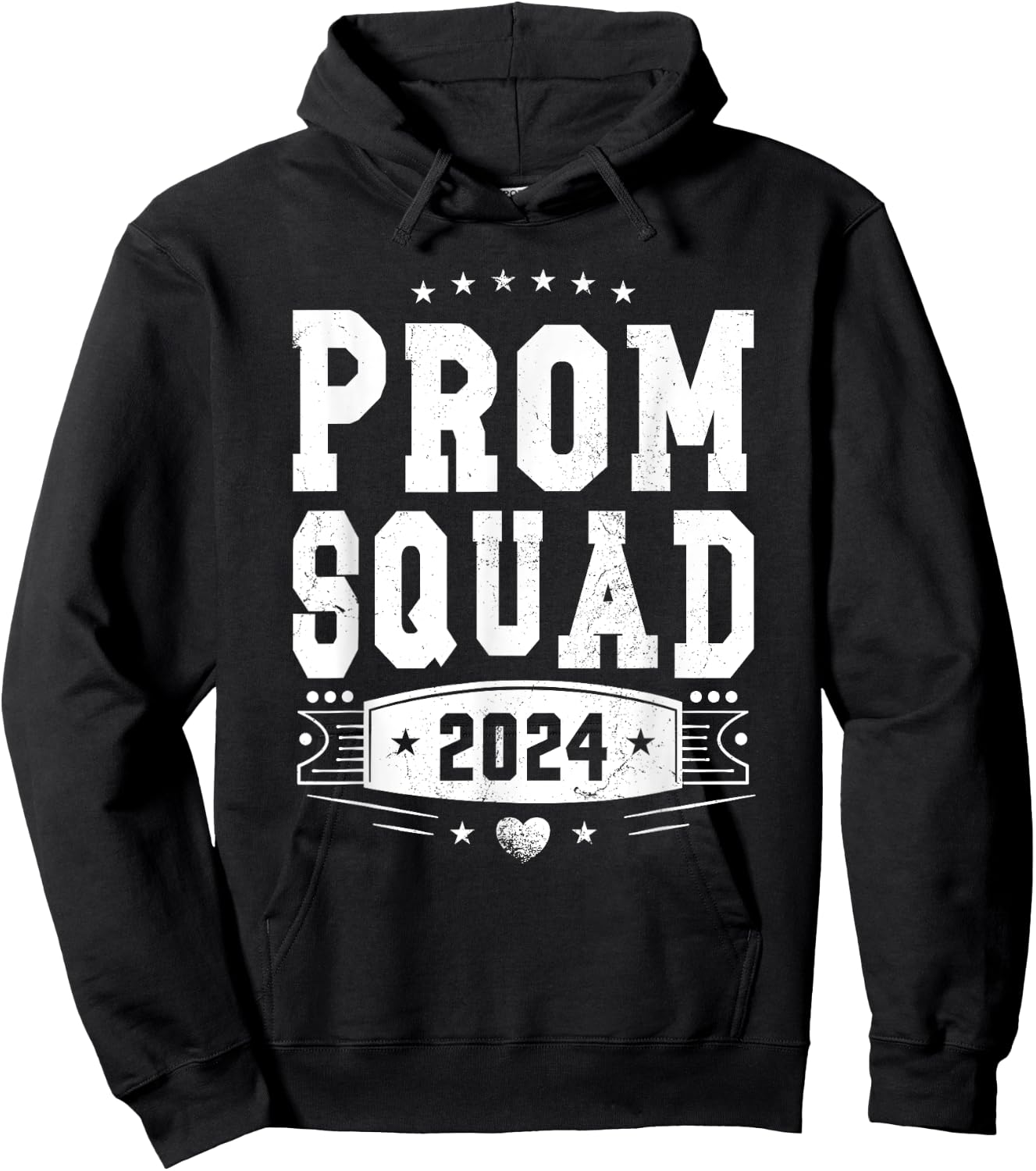 Prom Squad 2024 Graduate Prom Class of 2024 Hoodie - Hoodie | Black
