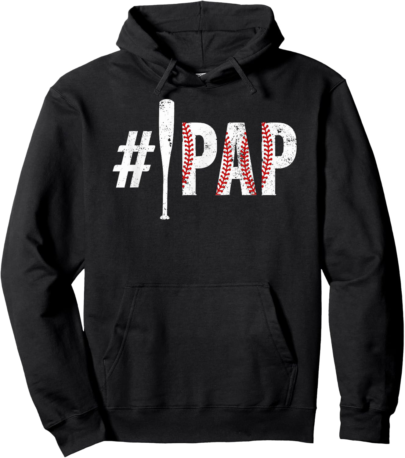 #1 Pap Baseball Pap Of A Baseball Player Pap Hoodie - Hoodie | Black