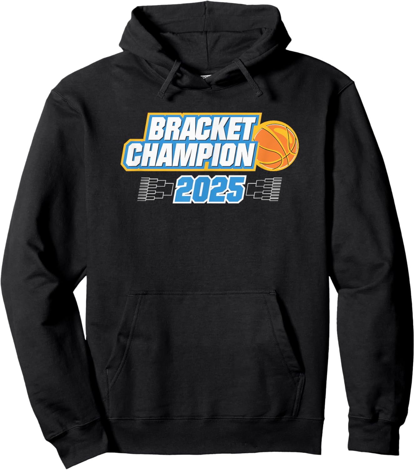 Basketball Bracket Champion 2025 Hoodie - Hoodie | Black
