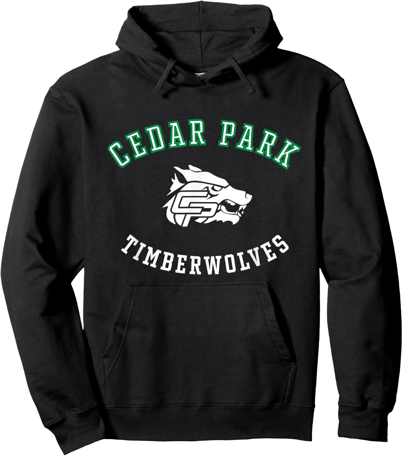 Cedar Park High School Timberwolves C8 Hoodie - Hoodie | Black