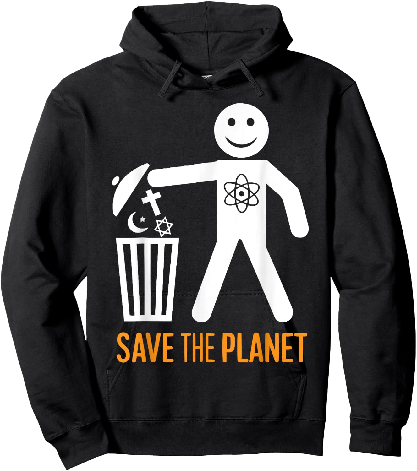 Atheism Anti-Religion Agnostic Freethinker Atheist Hoodie - Hoodie | Black