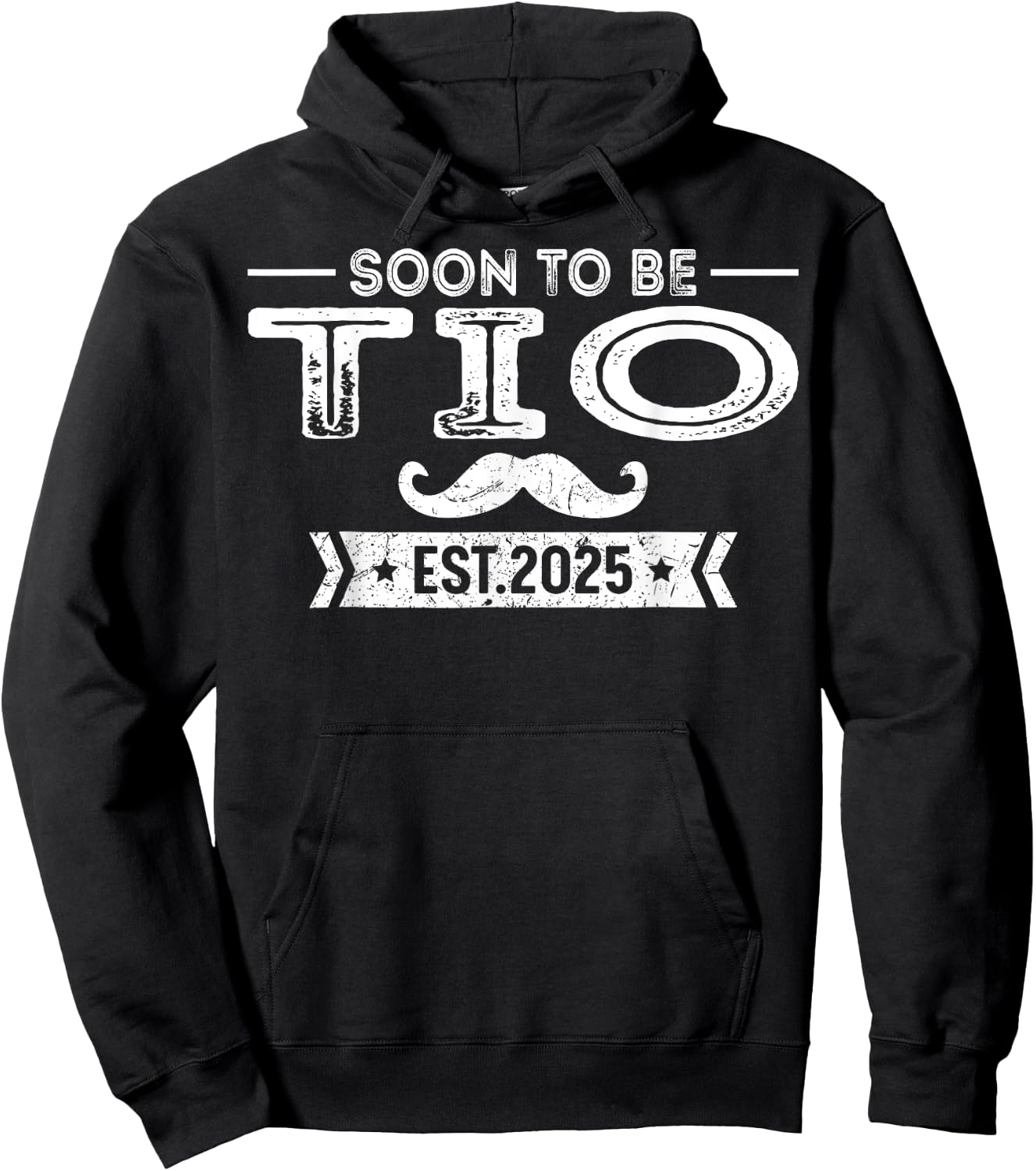 Soon To Be Tio Est 2025 Pregnancy Announcement Uncle Hoodie - Hoodie | Black