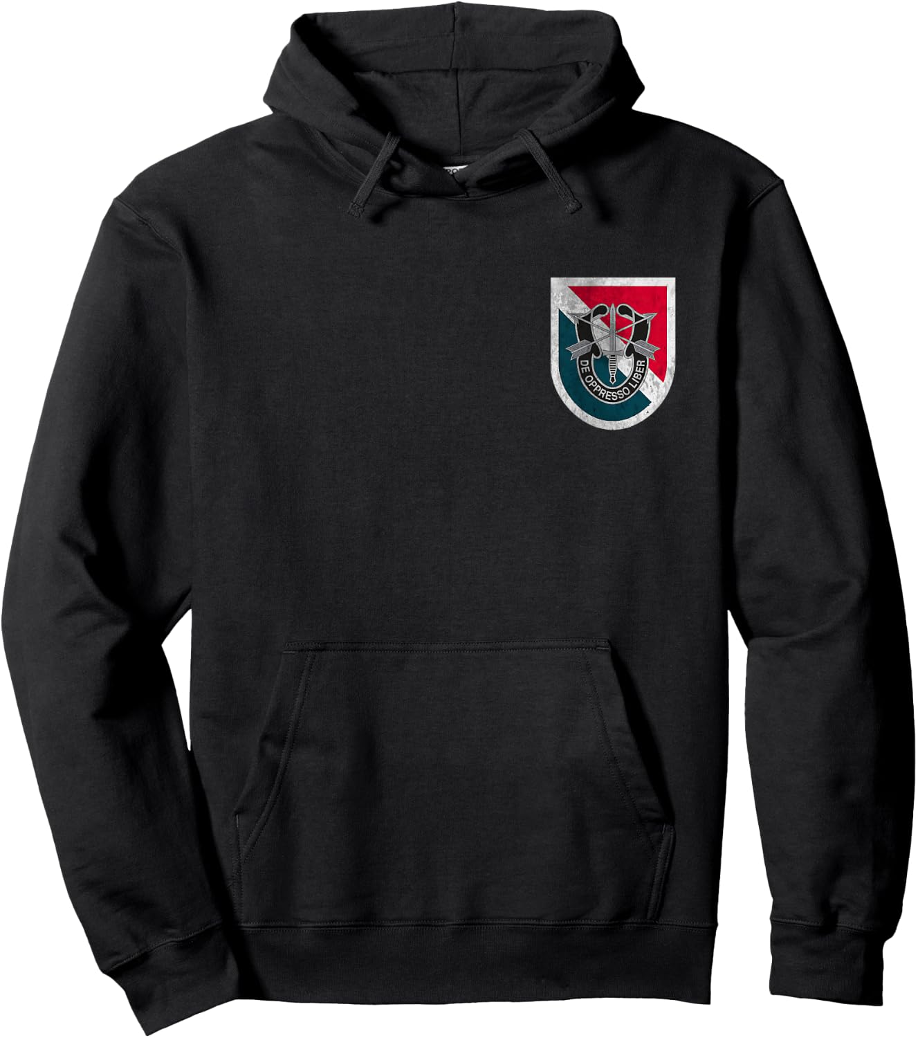 11th Special Forces Group SFG Logo Military Veteran Xmas Hoodie - Hoodie | Black