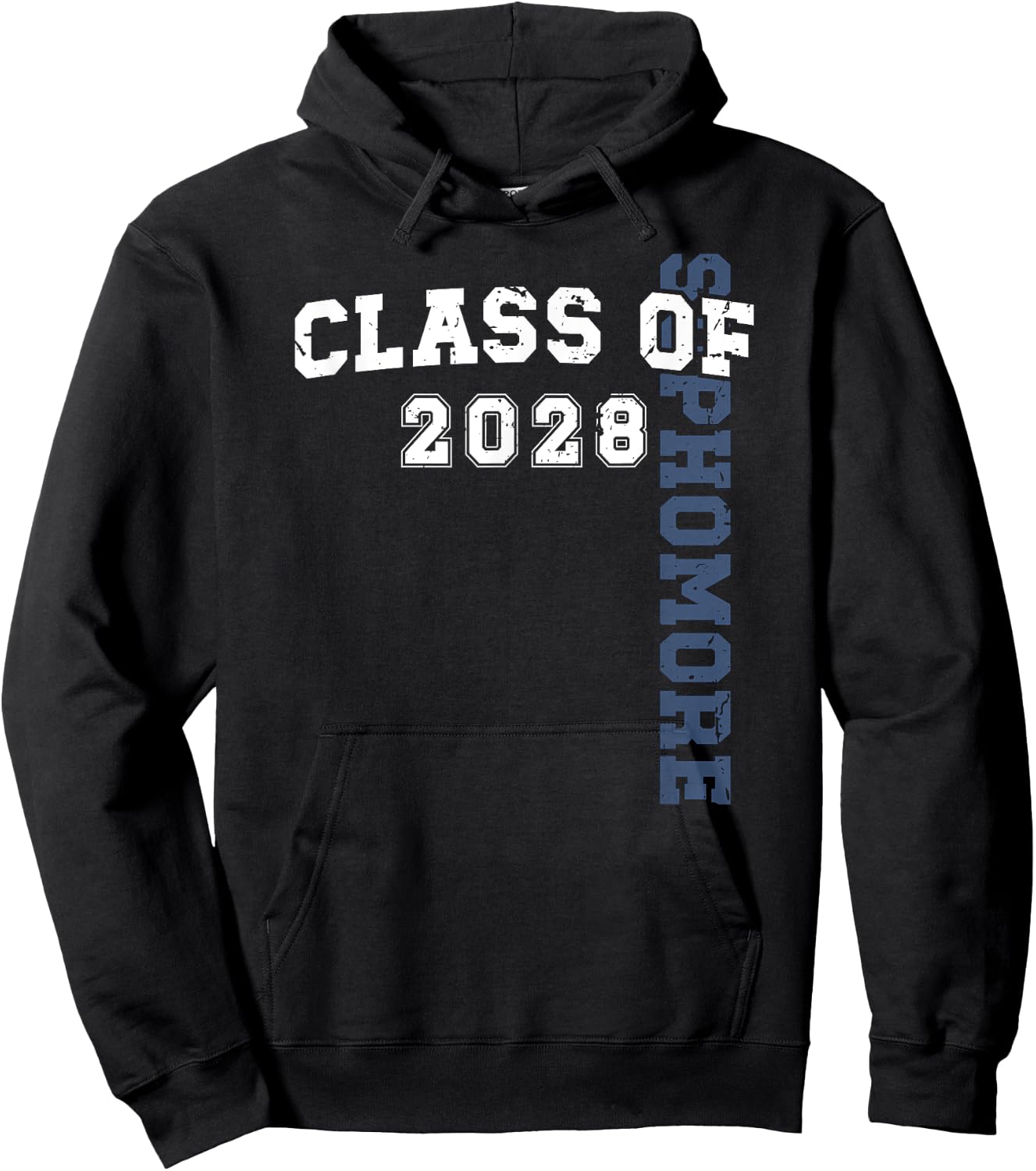 Sophomore Class Of 2028 Sophomore 2028 Back to School Hoodie - Hoodie | Black