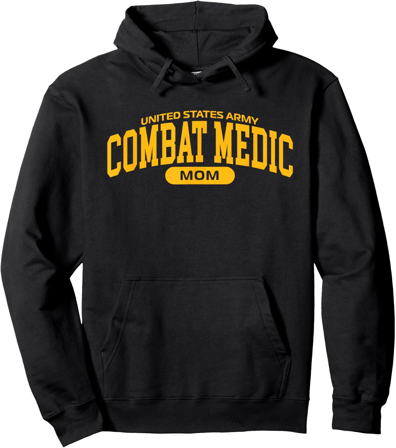 Proud Army Combat Medic Mom Hoodie - Hoodie | Black