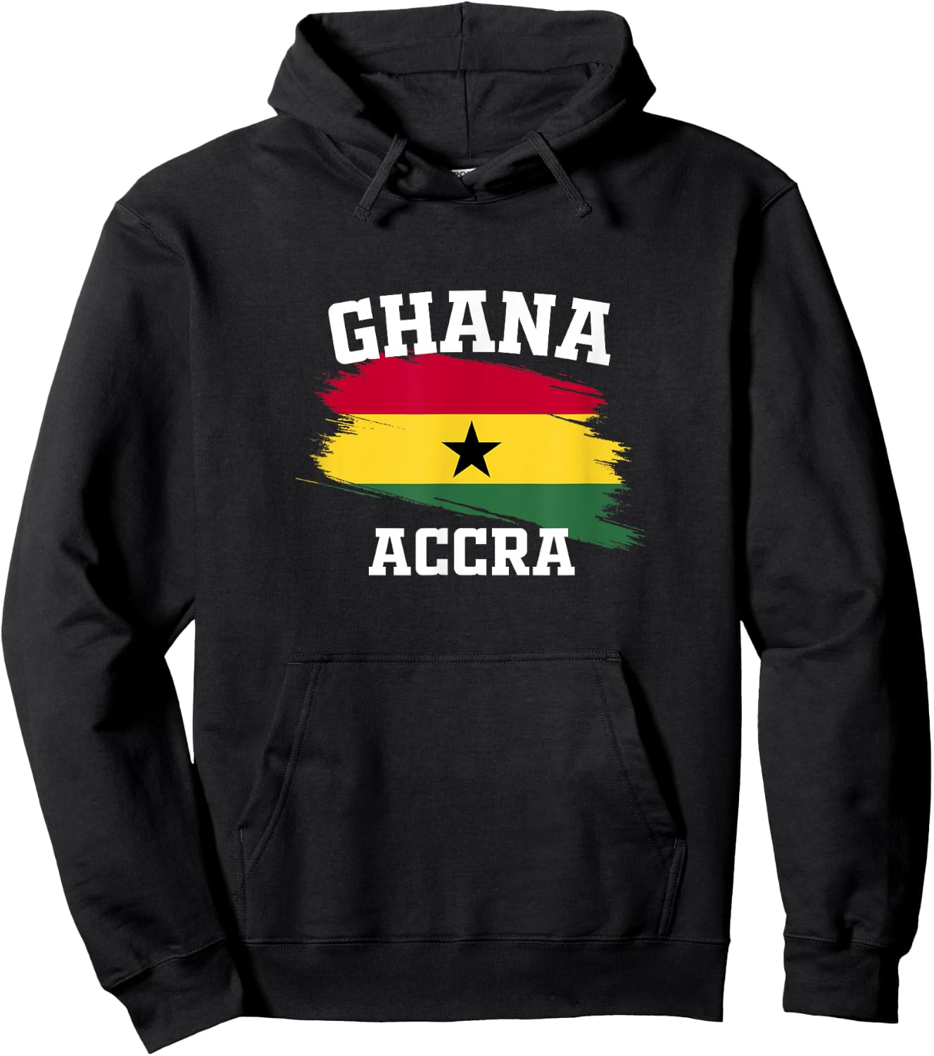 Ghana Flag Accra Vacation Africa Souvenirs Athletes Gifts Hoodie - Hoodie | Black