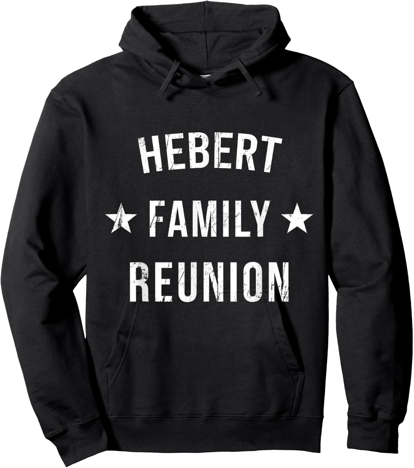 HEBERT Family Reunion Matching Squad First Last Name Hoodie - Hoodie | Black