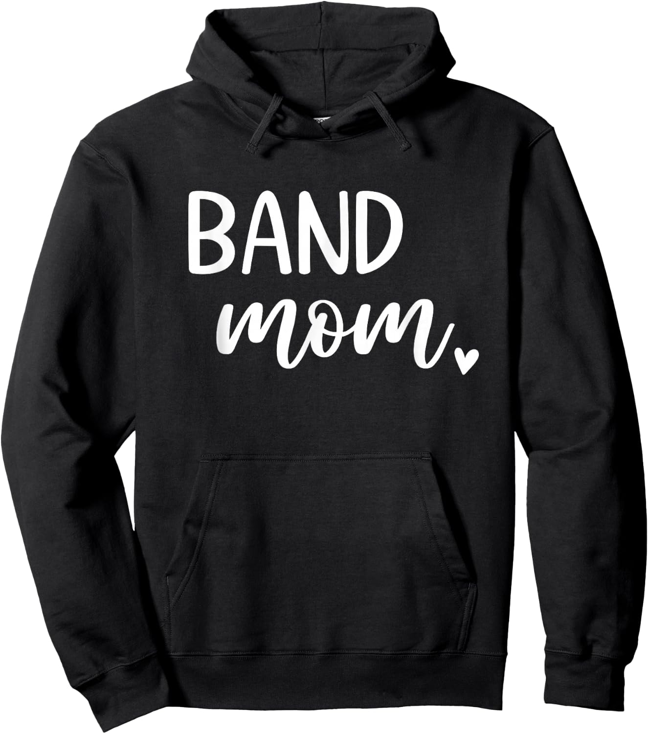 Band Mom Cute Marching Band Hoodie - Hoodie | Black