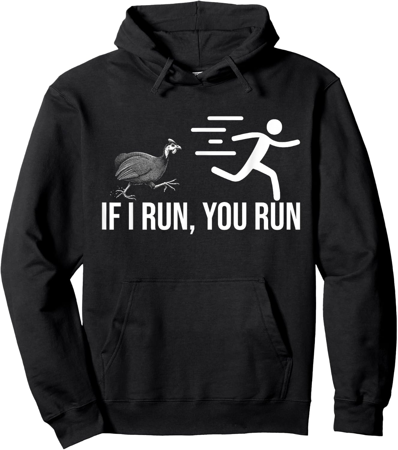 Guinea Hen Guinea Fowl Hoodie - Hoodie | Black
