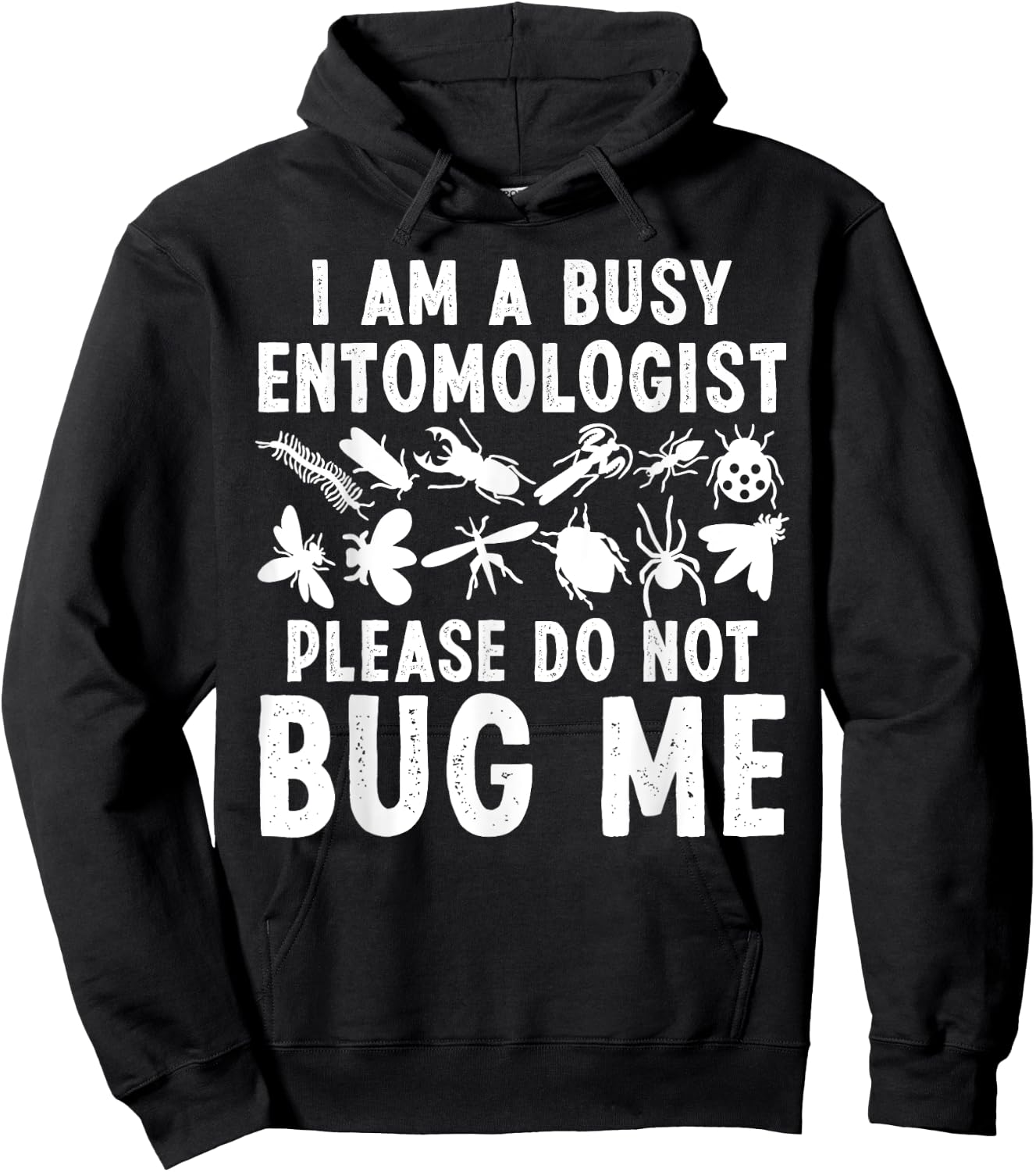 Cool Entomology Art Men Women Entomologist Insect Lady Bug Hoodie - Hoodie | Black