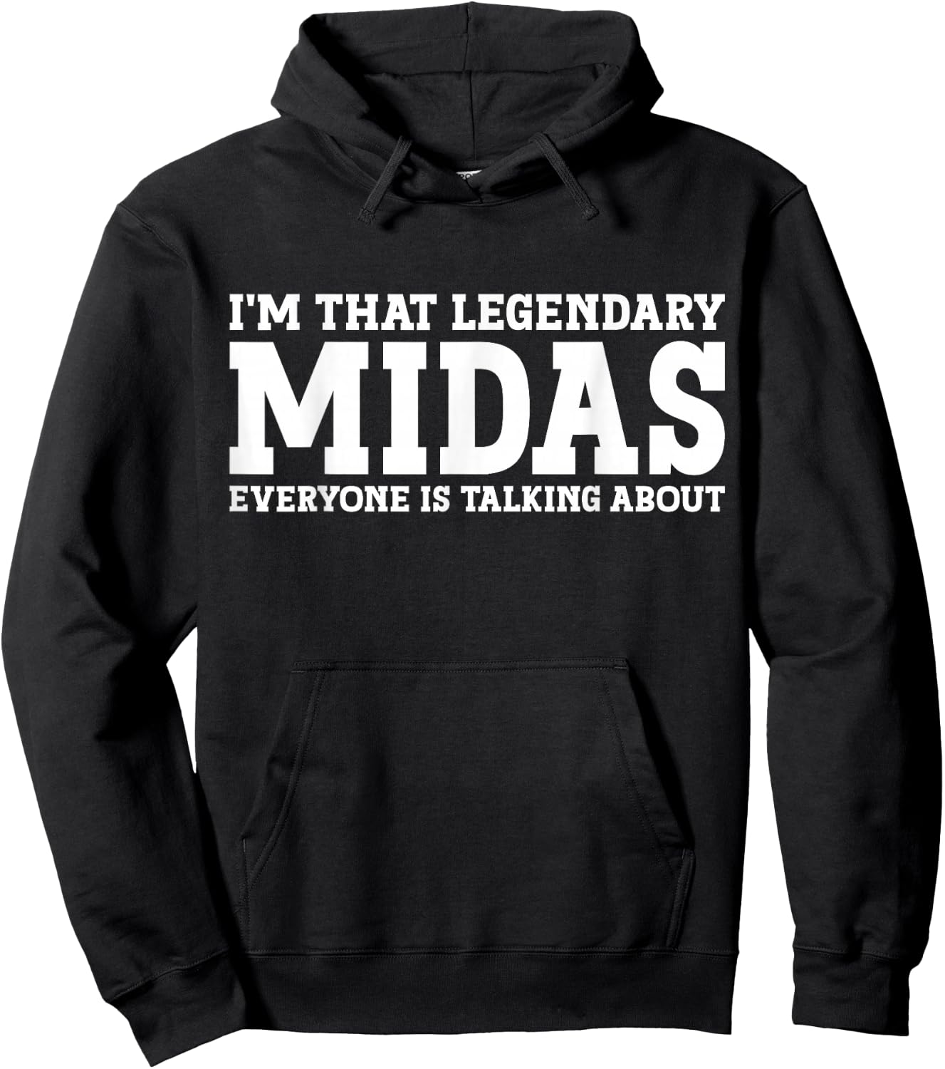 Midas Personal Name First Name Funny Midas Hoodie - Hoodie | Black