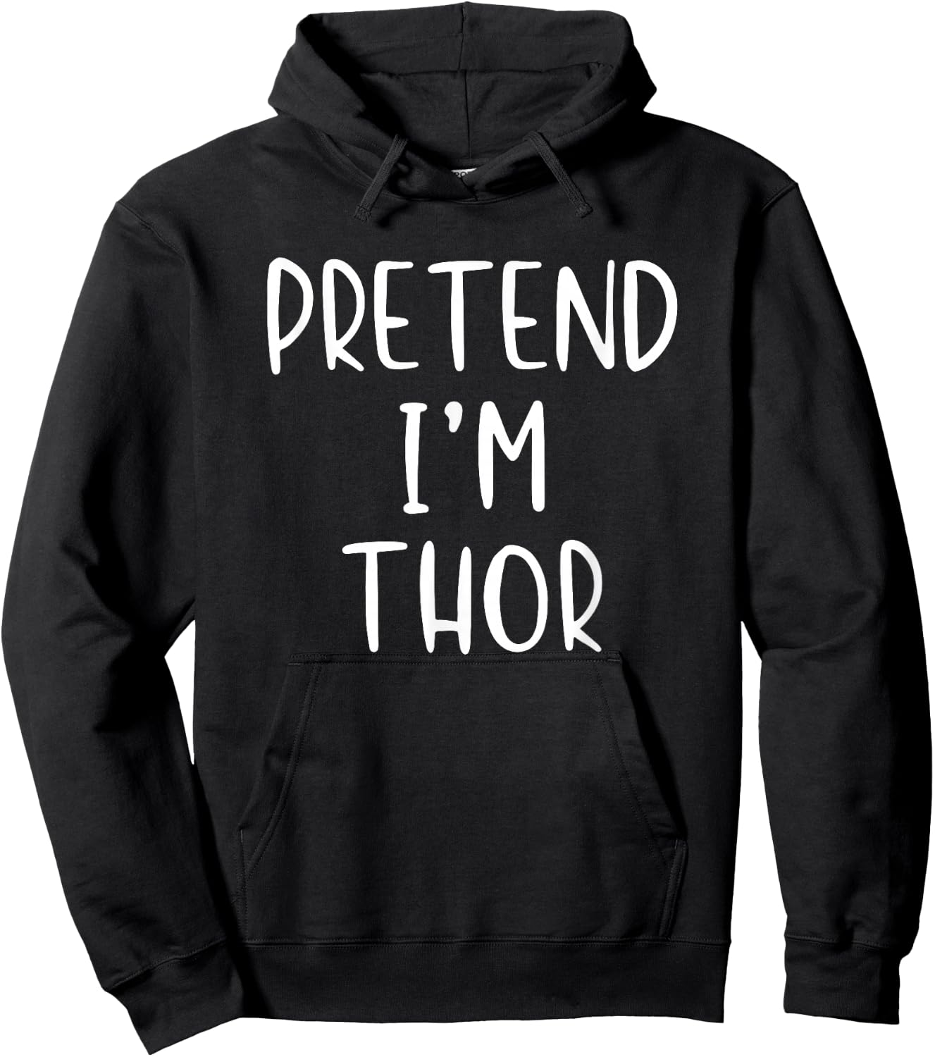 Pretend Thor Costume Halloween Nordic Norse Mythology Hoodie - Hoodie | Black